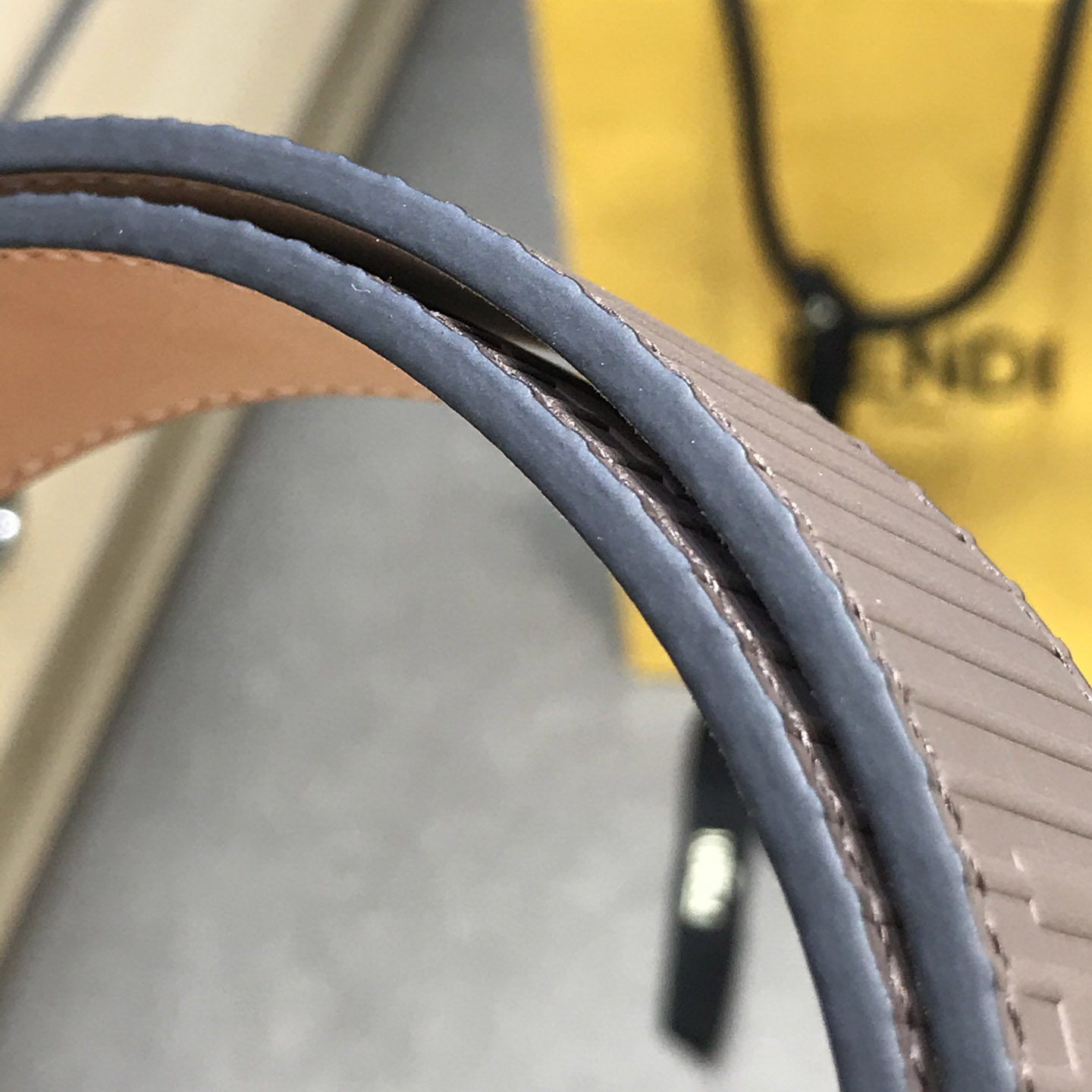 Fendi Brown Leather Belt - DopestKickz