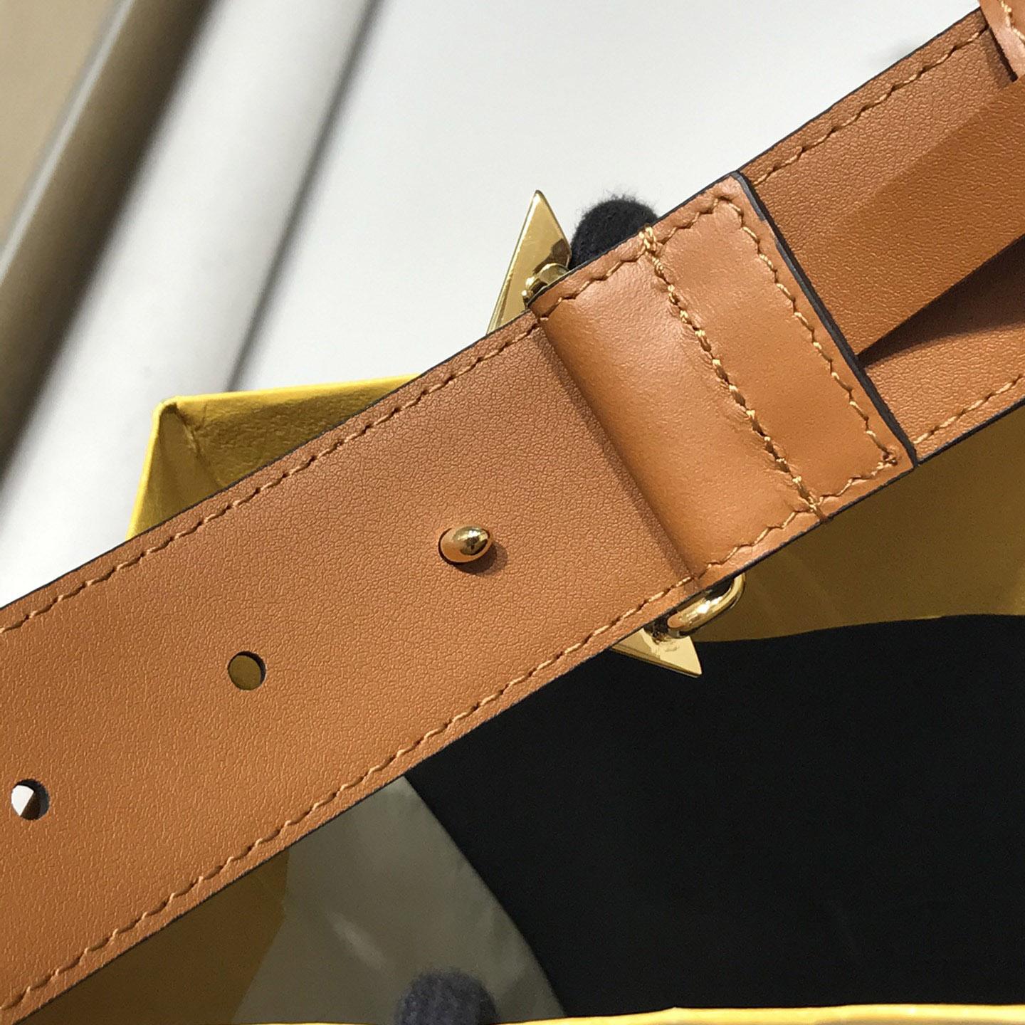 Fendi Brown Leather Belt - DopestKickz