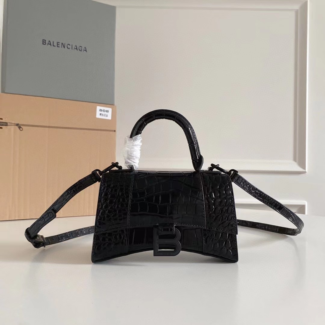 Balenciaga Hourglass Small Handbag  (23-10-14cm) - DopestKickz