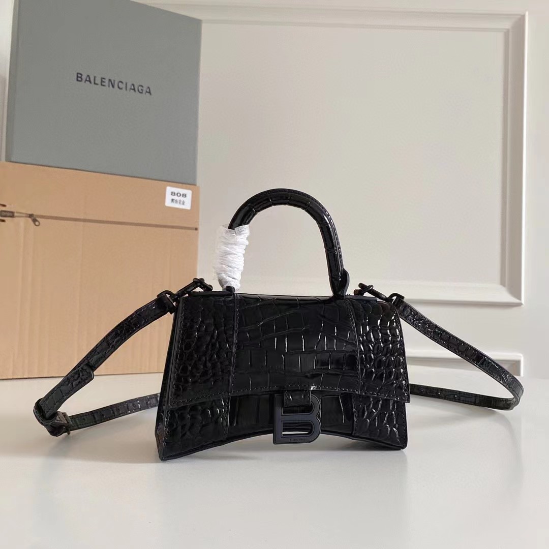 Balenciaga Hourglass Small Handbag  (23-10-14cm) - DopestKickz