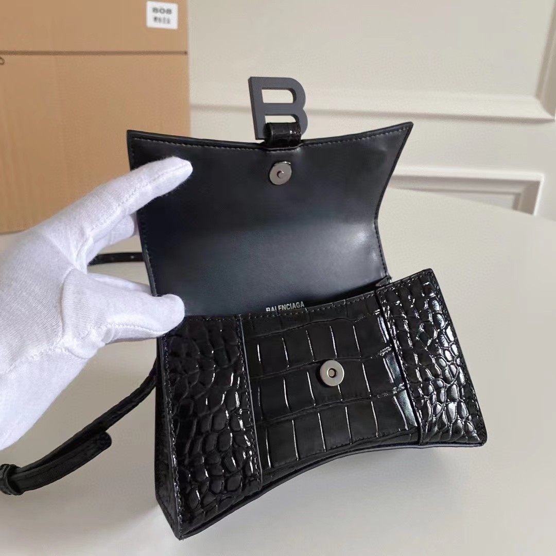 Balenciaga Hourglass Small Handbag  (23-10-14cm) - DopestKickz