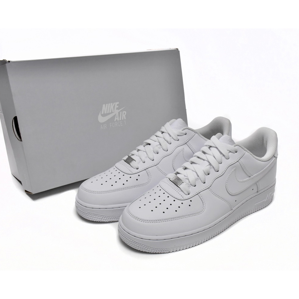 Nike Air Force 1 '07 Low White Sneaker   315122-111  - DopestKickz
