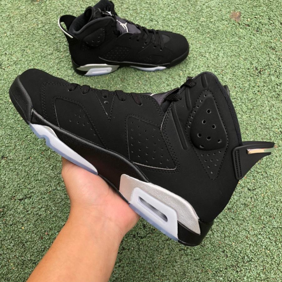Air Jordan 6 “Black Chrome” Sneakers   DX2836-001 - DopestKickz