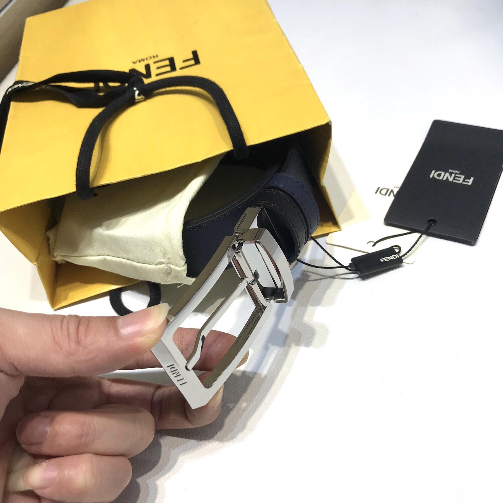 Fendi Leather Belt - DopestKickz