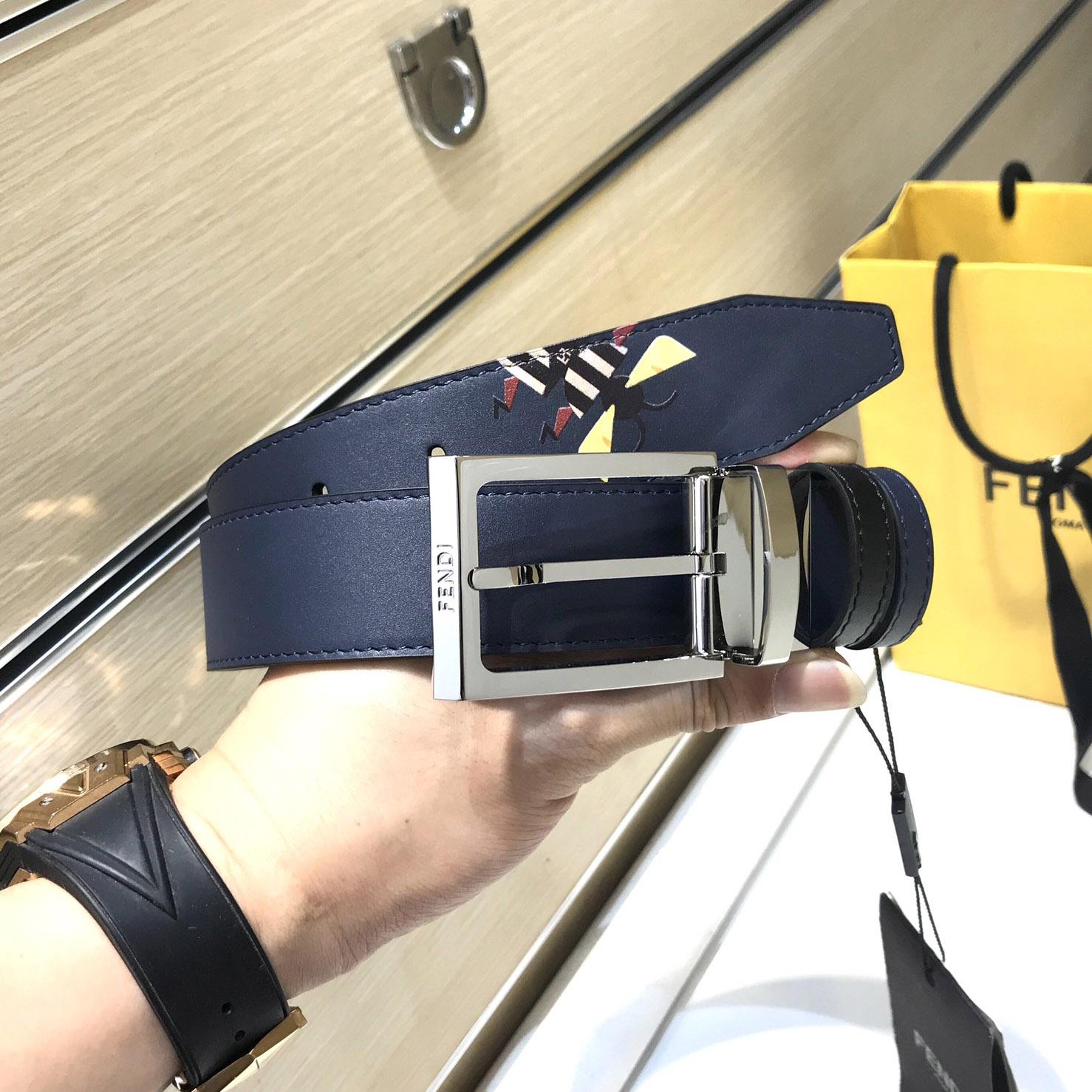 Fendi Leather Belt - DopestKickz