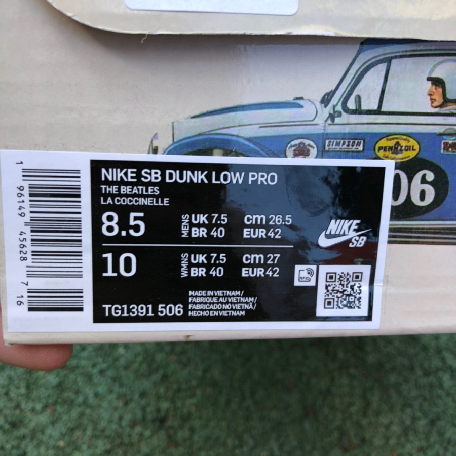 Nike SB Dunk Low Racing Buggt Sand Scorchrc Sneakers     tg1391 - DopestKickz