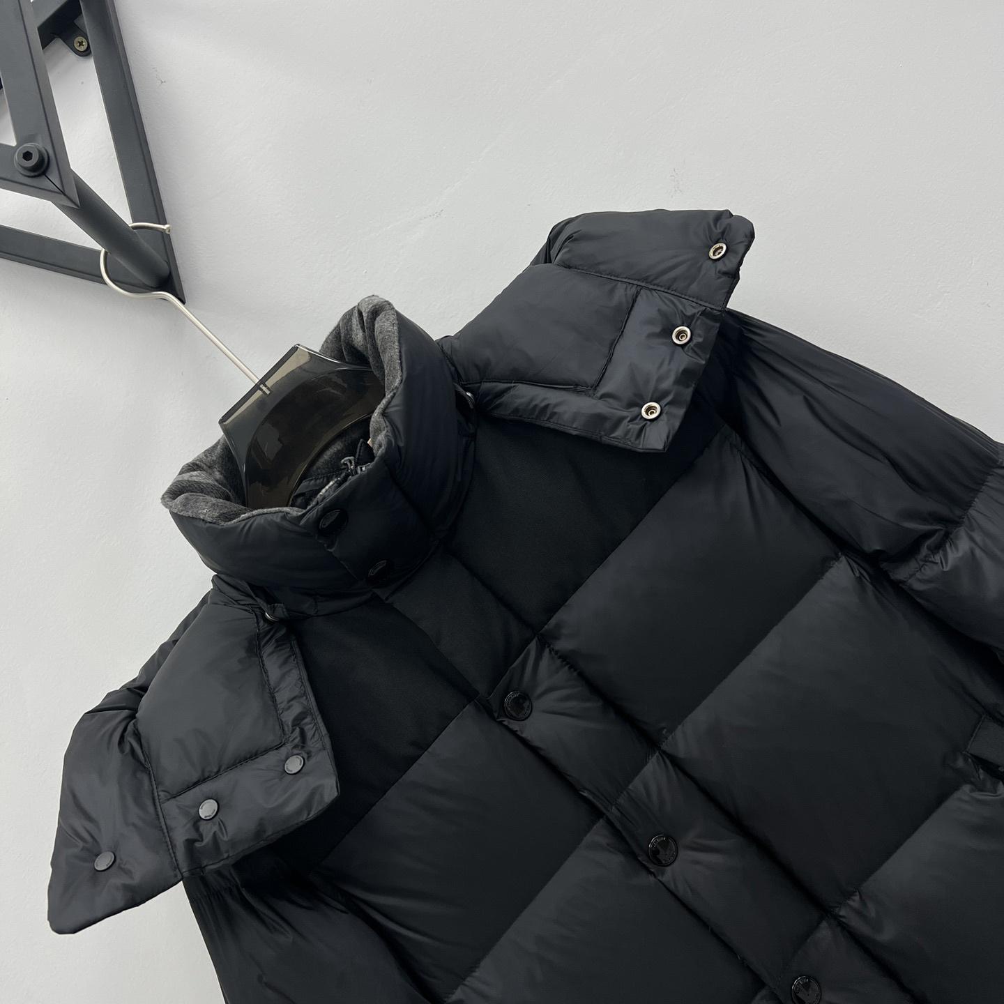 Burberry Detachable Sleeve Hooded Puffer Jacket - DopestKickz