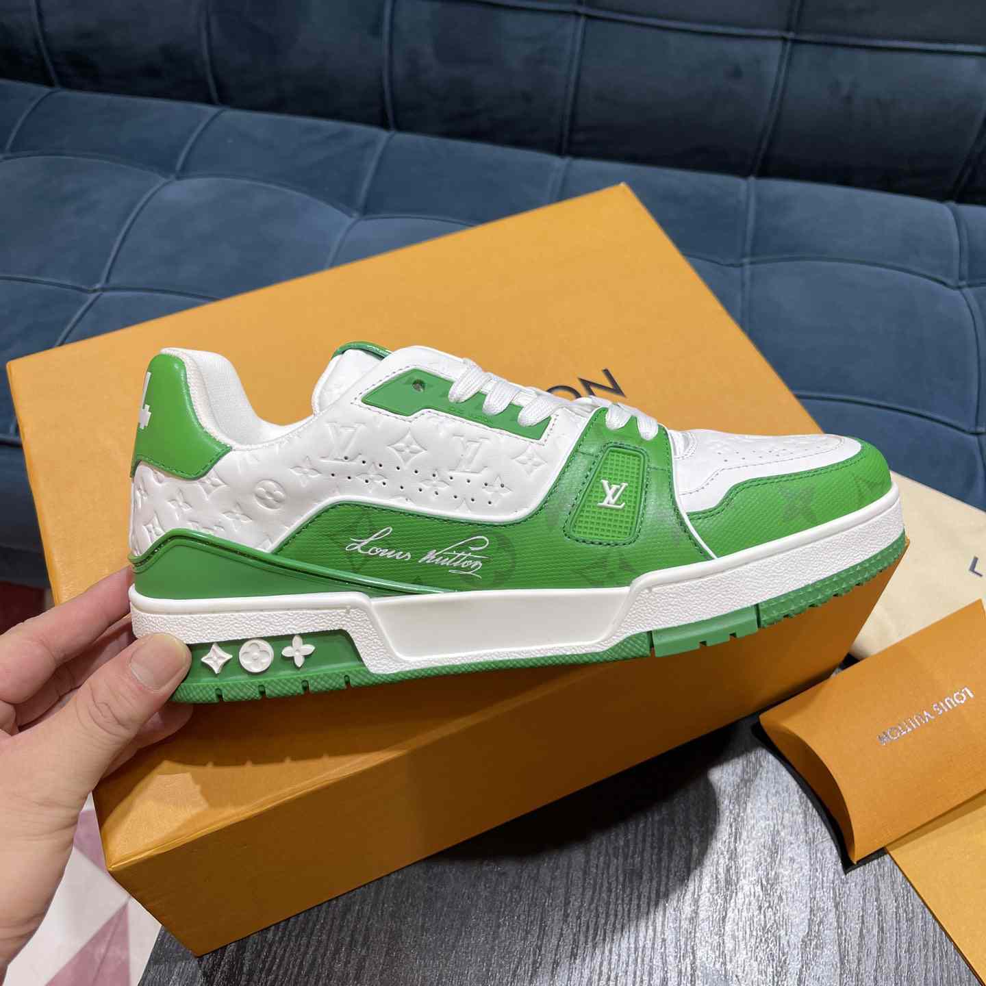 Louis Vuitton LV Trainer Sneaker       1AASJ2 - DopestKickz