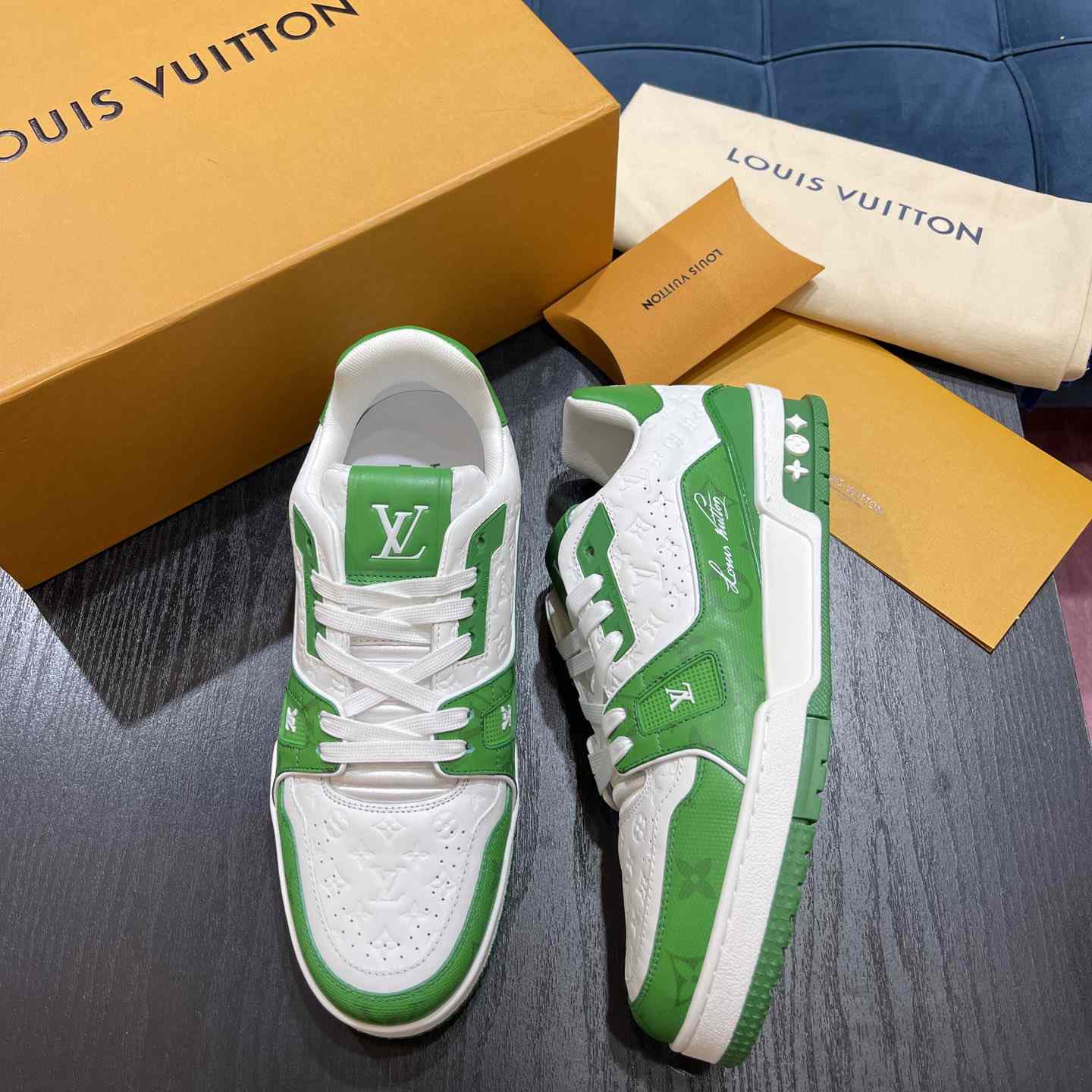 Louis Vuitton LV Trainer Sneaker       1AASJ2 - DopestKickz