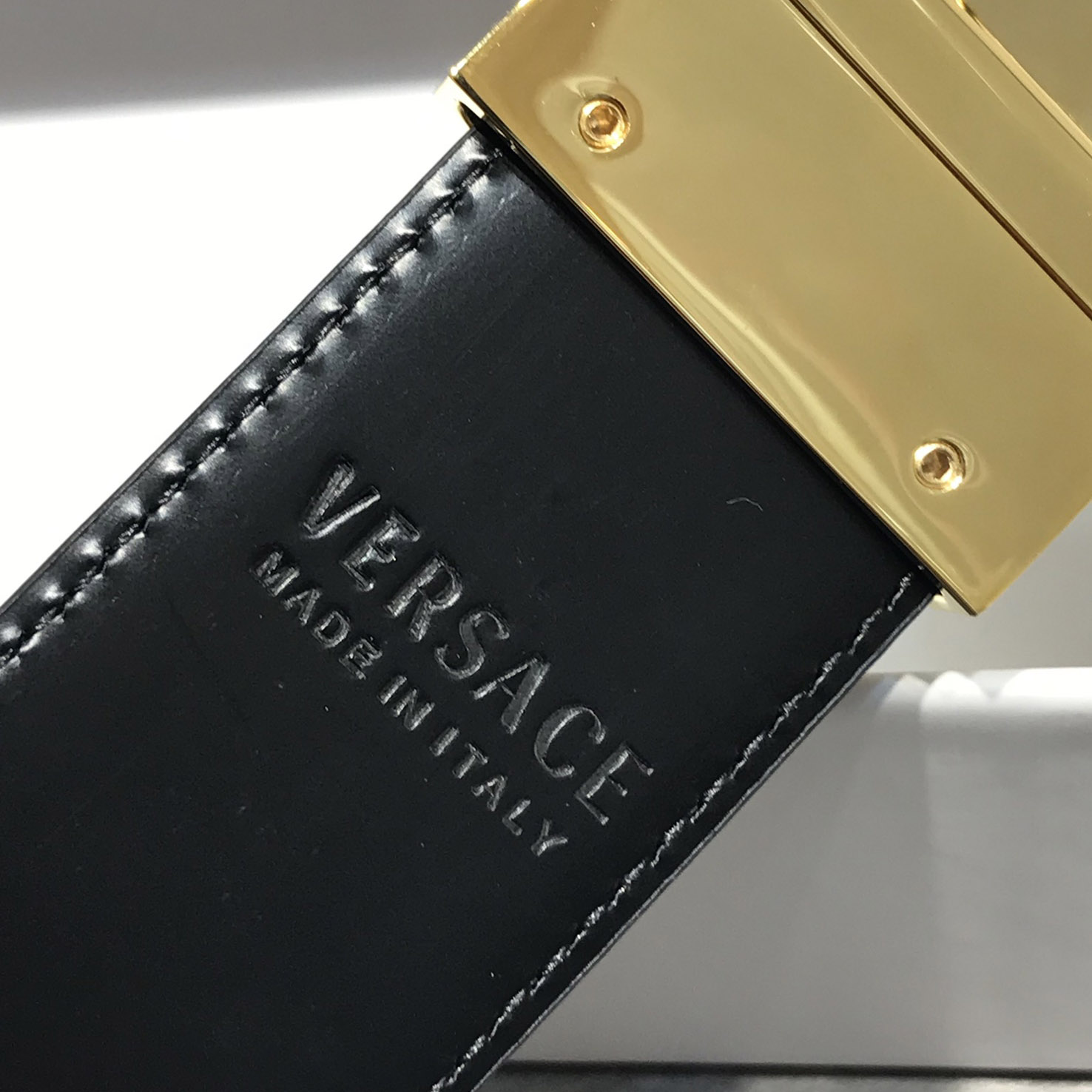 Versace Barocco Reversible Leather Belt  - DopestKickz
