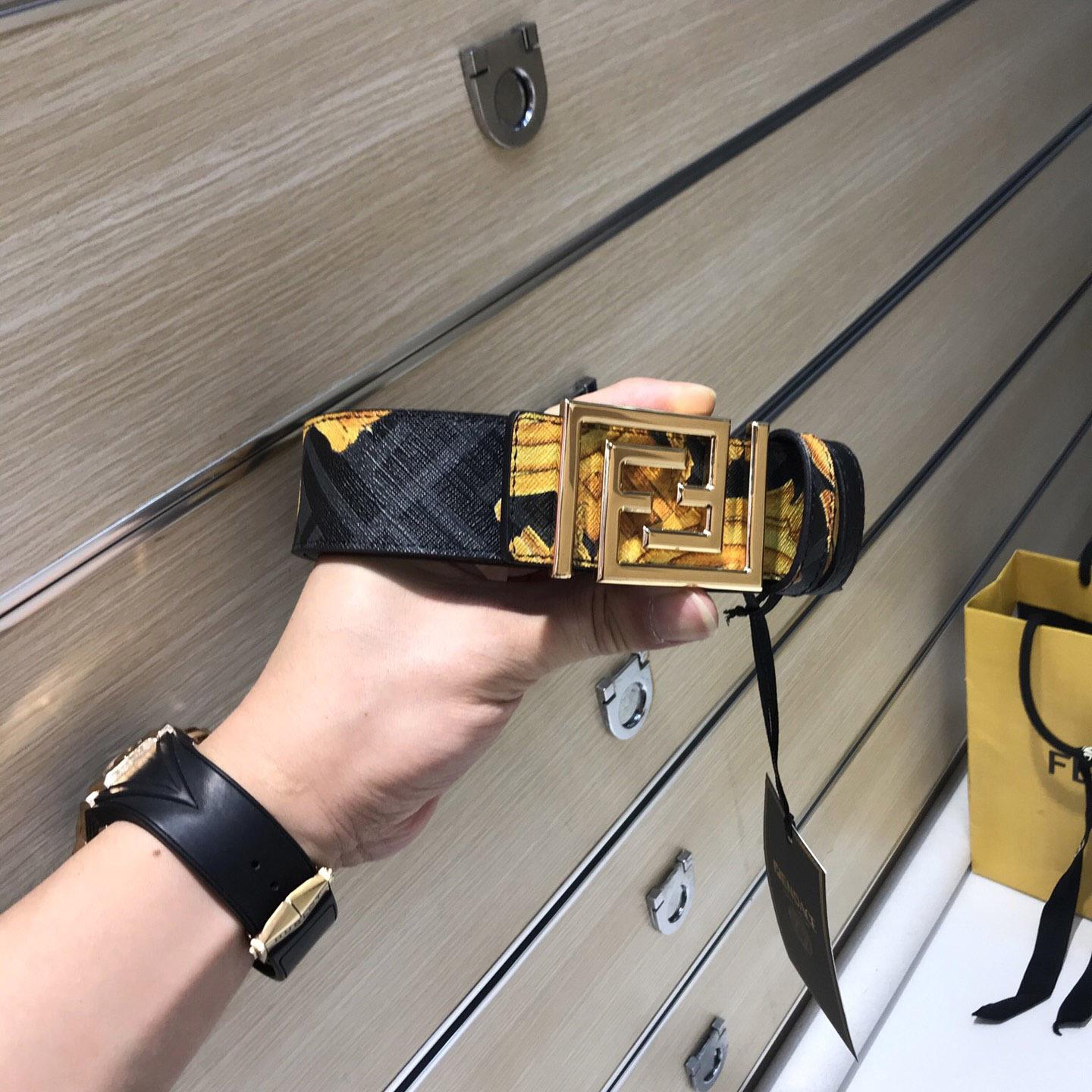 Versace Fendace Reversible Belt - DopestKickz