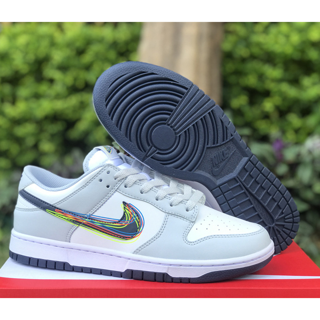 Nike SB Dunk Low "3D Swoosh" Sneaker     DV6482-100  - DopestKickz