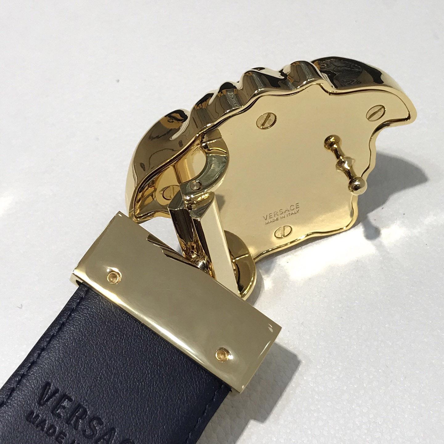 Versace Reversible Leather Belt  - DopestKickz