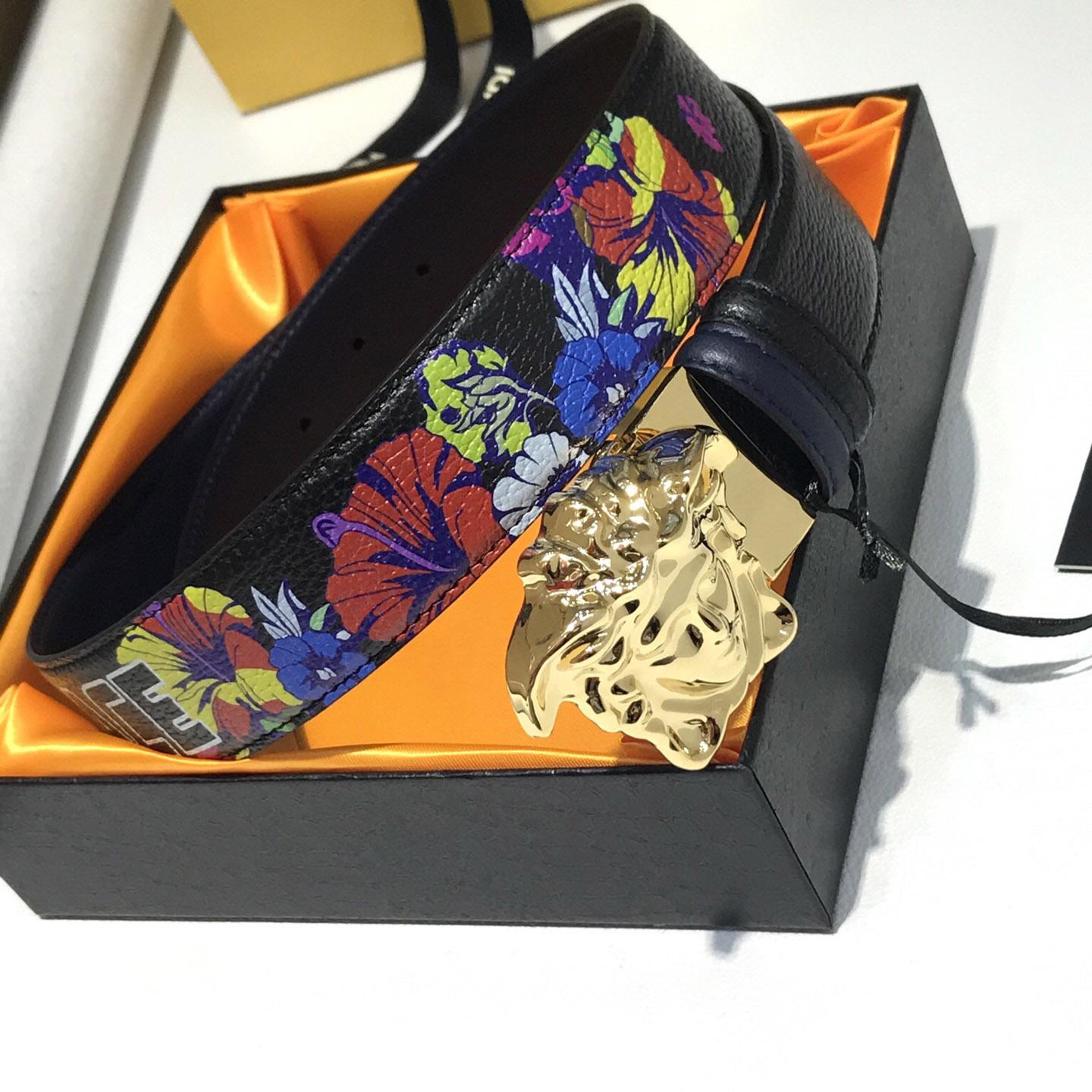 Versace Reversible Leather Belt  - DopestKickz