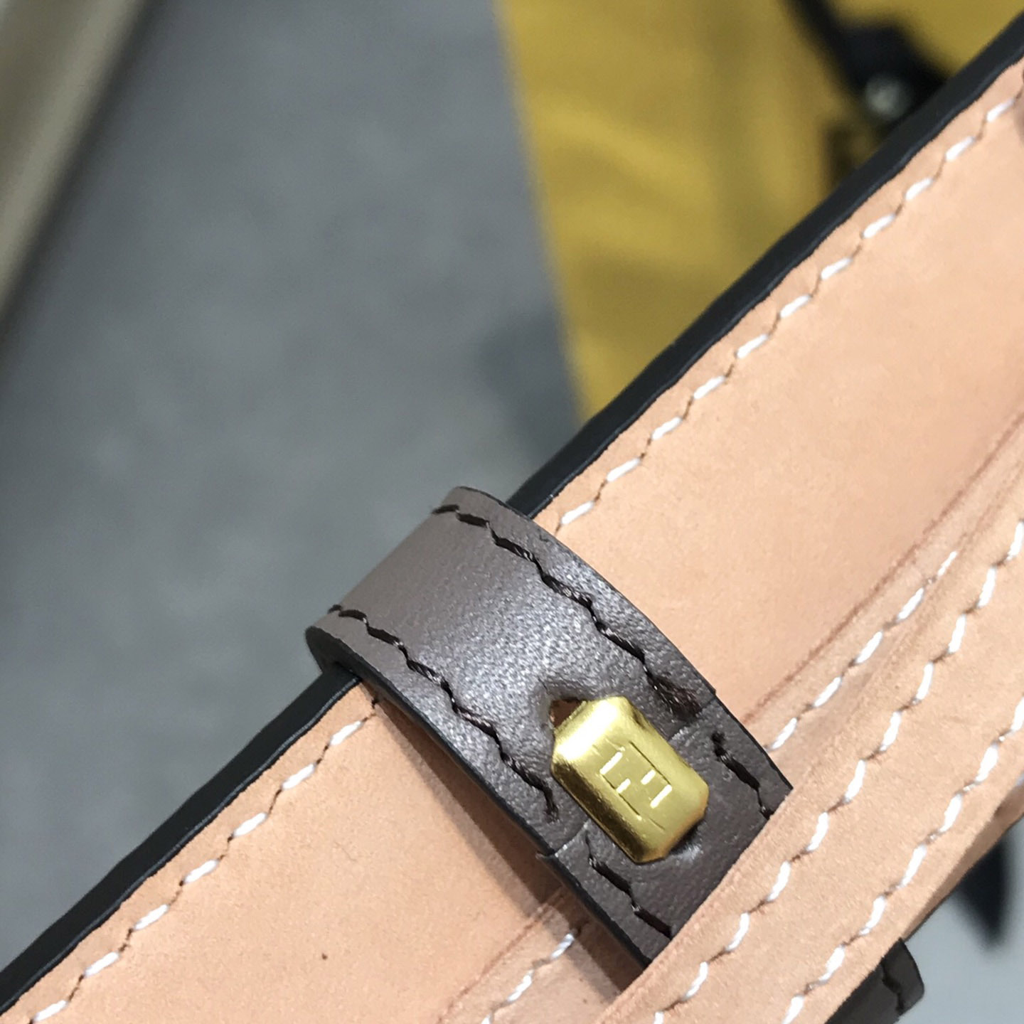 Fendi Brown Leather Belt - DopestKickz