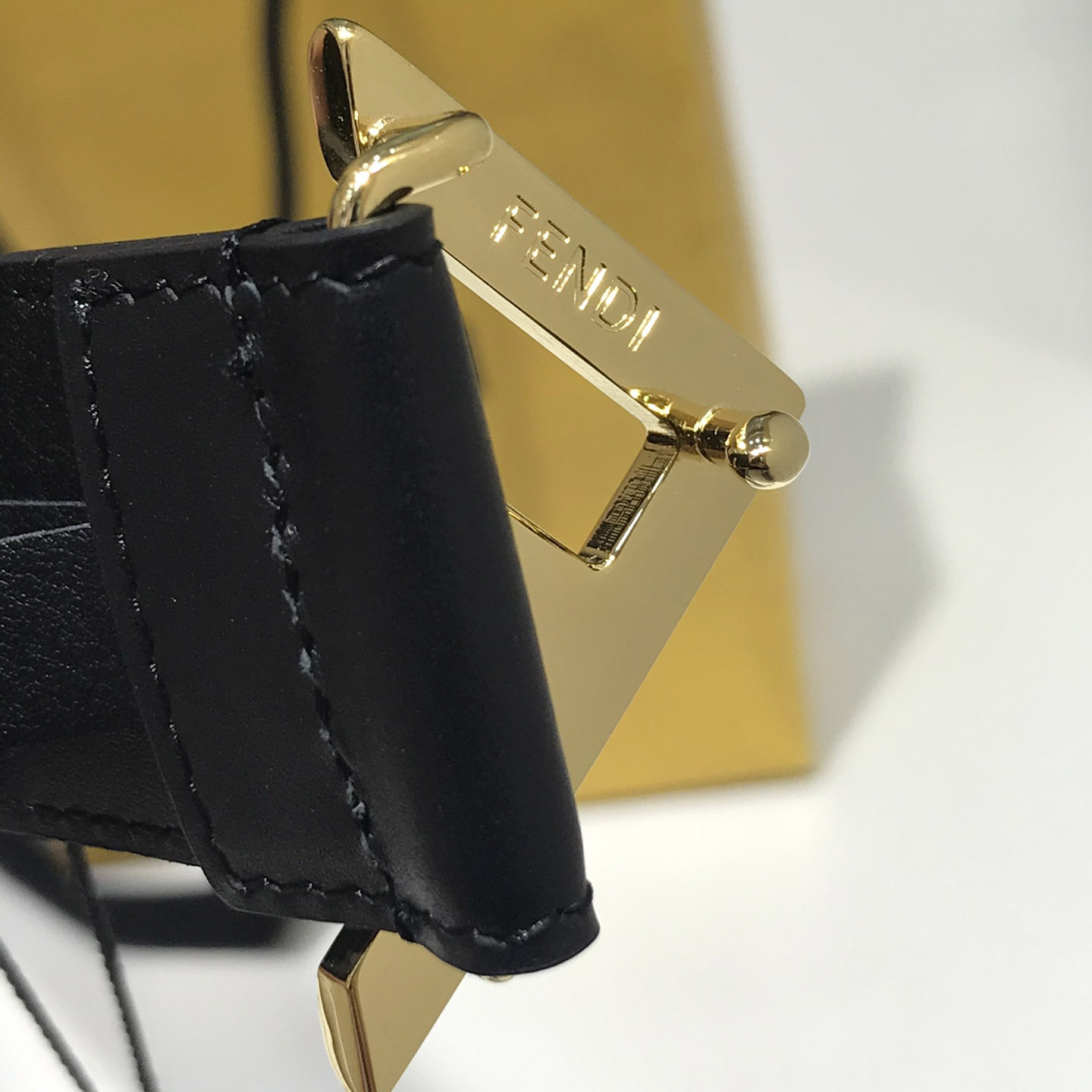 Fendi Black Leather Belt - DopestKickz