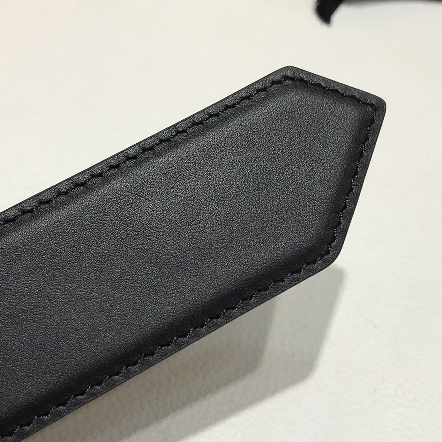 Fendi Black Leather Belt - DopestKickz