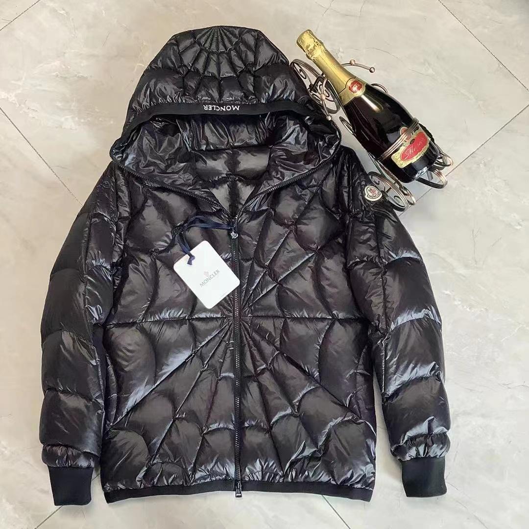 Moncler Violier Spider-Man Short Down Jacket - DopestKickz