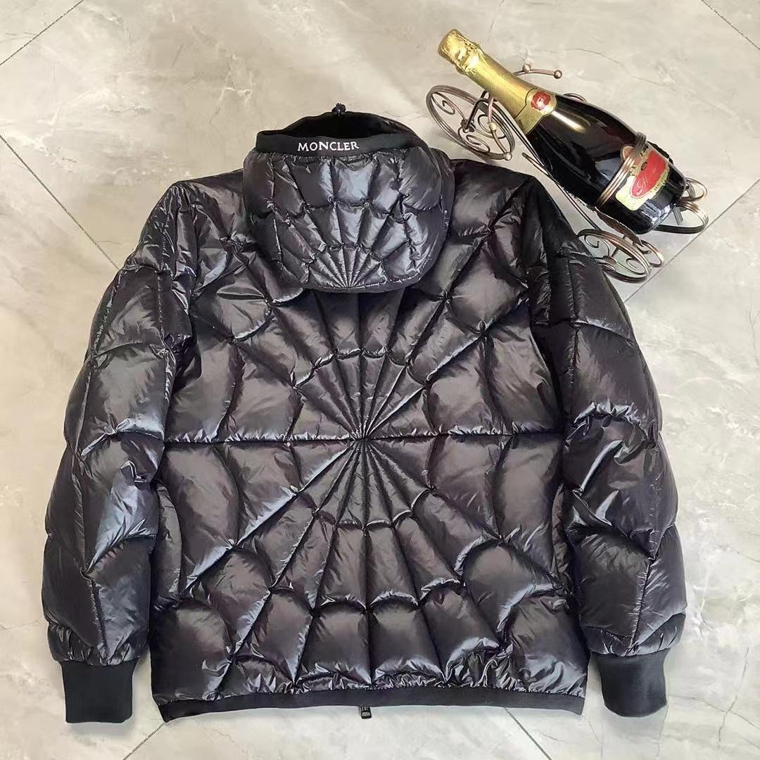 Moncler Violier Spider-Man Short Down Jacket - DopestKickz