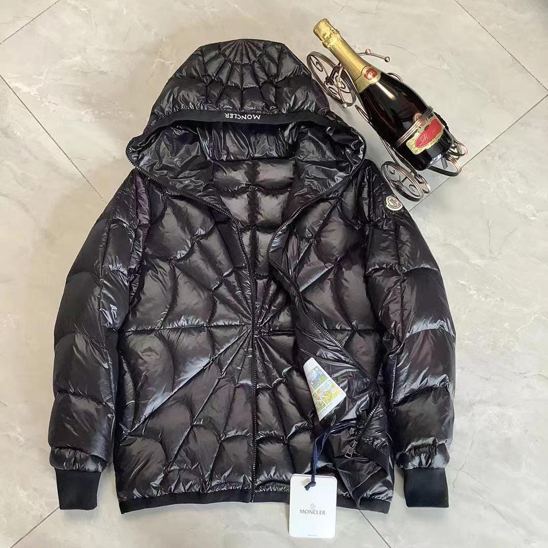 Moncler Violier Spider-Man Short Down Jacket - DopestKickz