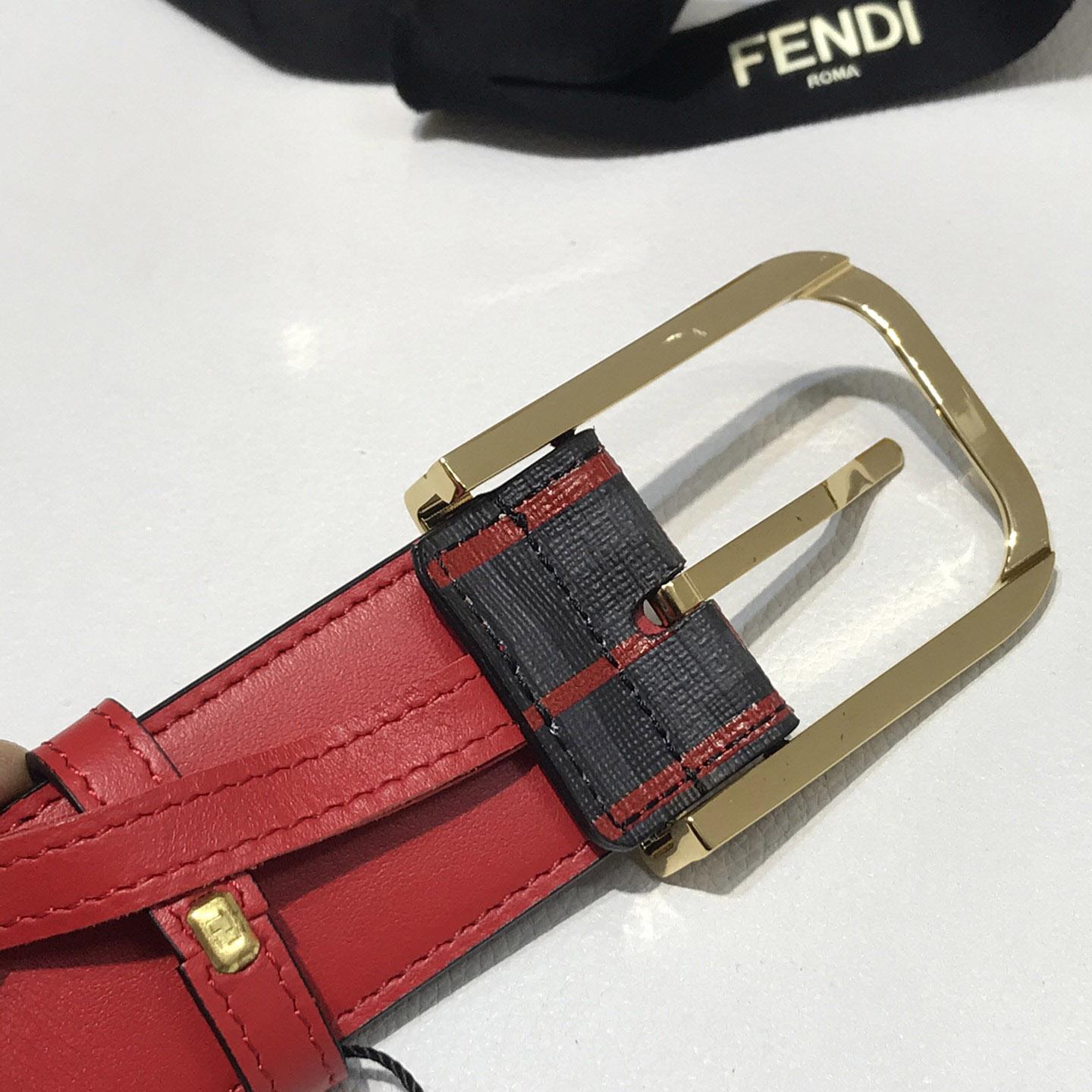 Fendi Reversible Leather Belt - DopestKickz