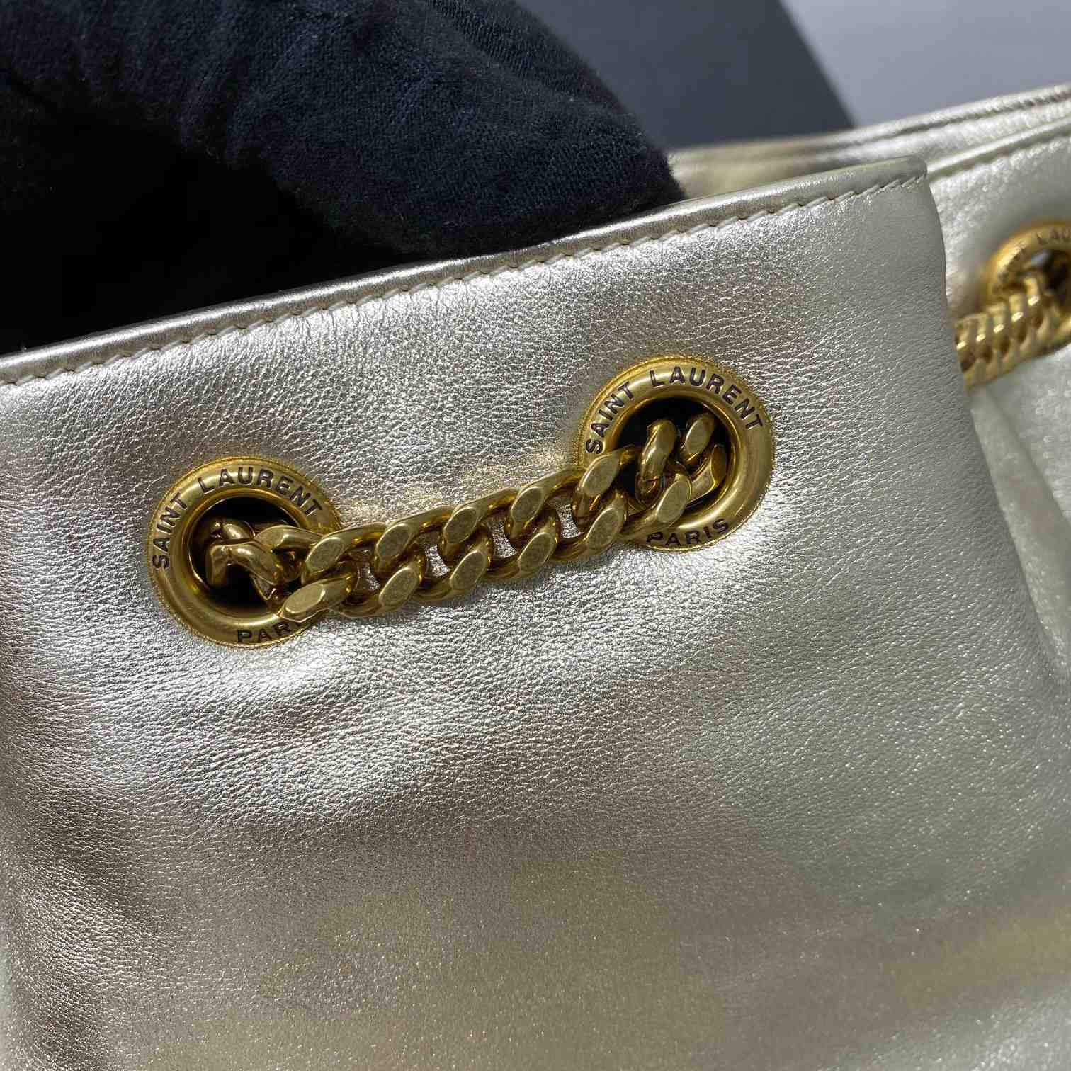 Saint Laurent Joe Drawstring Quilted Backpack(22-29-15cm) - DopestKickz