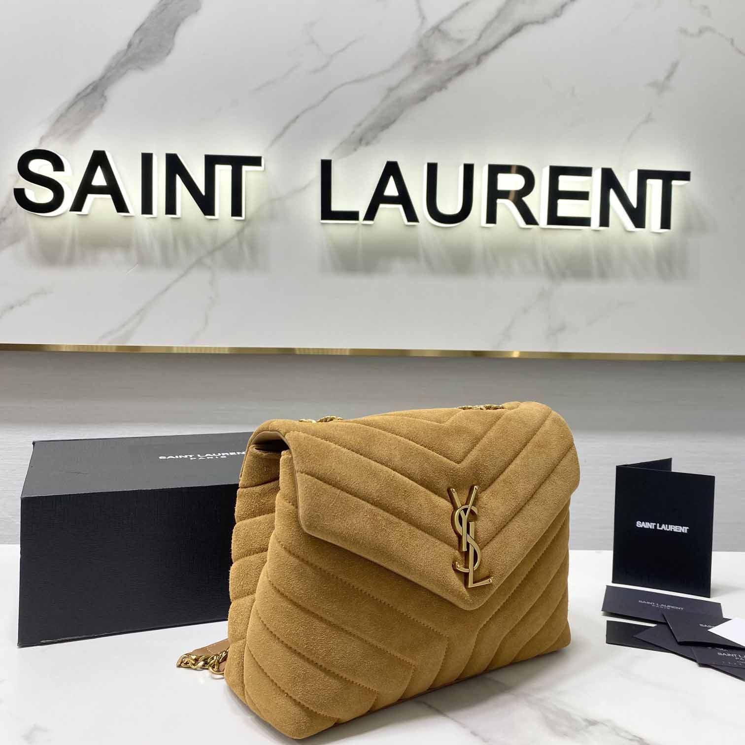 Saint Laurent Loulou Medium Shoulder Bag(25cm)    392277 - DopestKickz