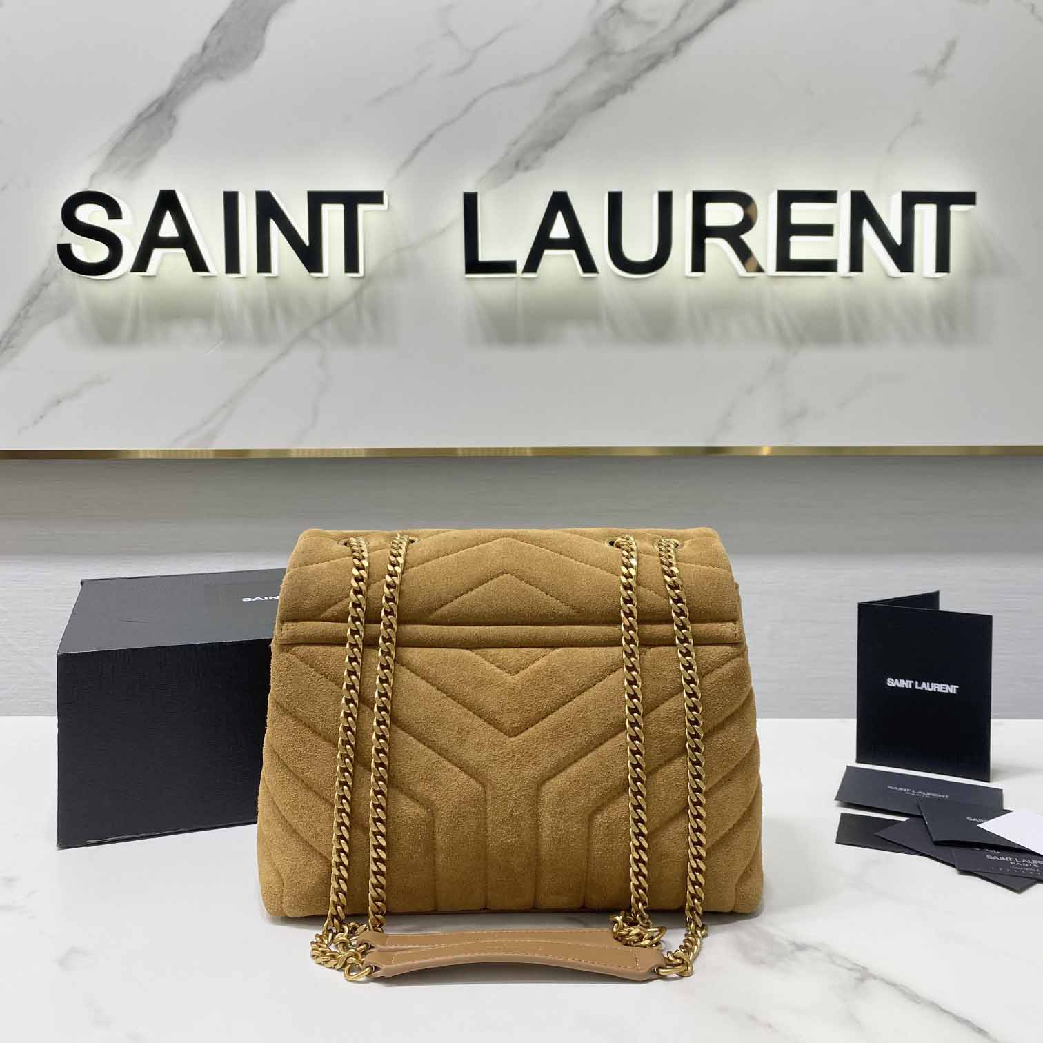 Saint Laurent Loulou Medium Shoulder Bag(25cm)    392277 - DopestKickz