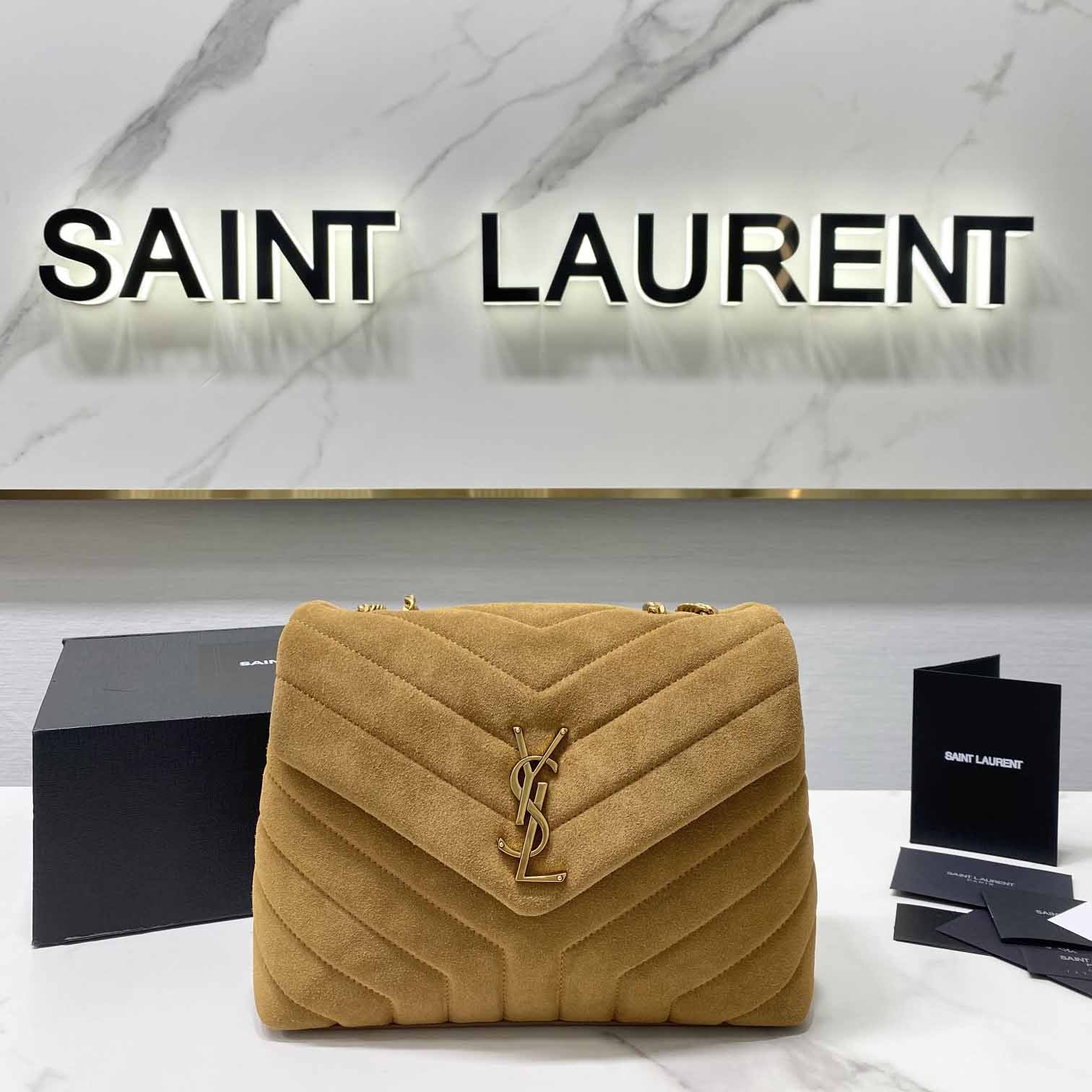 Saint Laurent Loulou Medium Shoulder Bag(25cm)    392277 - DopestKickz