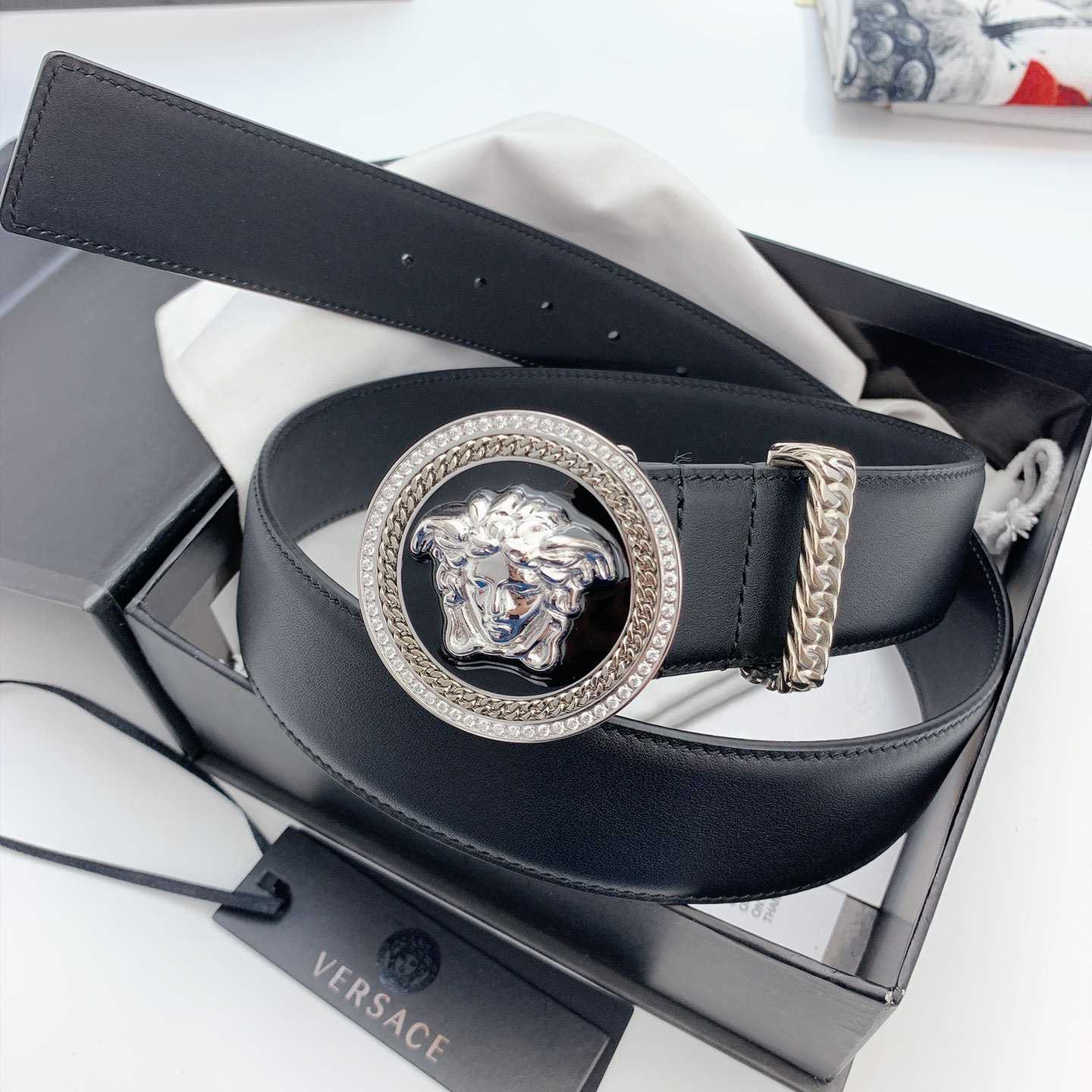 Versace Medusa Biggie Belt - DopestKickz