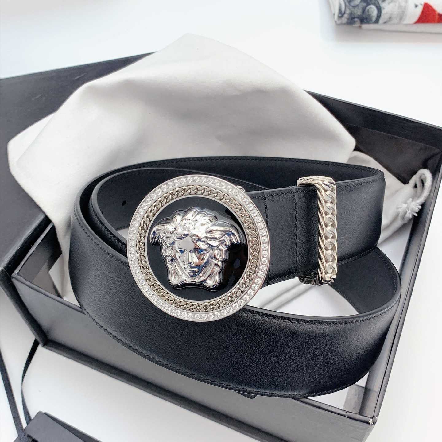 Versace Medusa Biggie Belt - DopestKickz