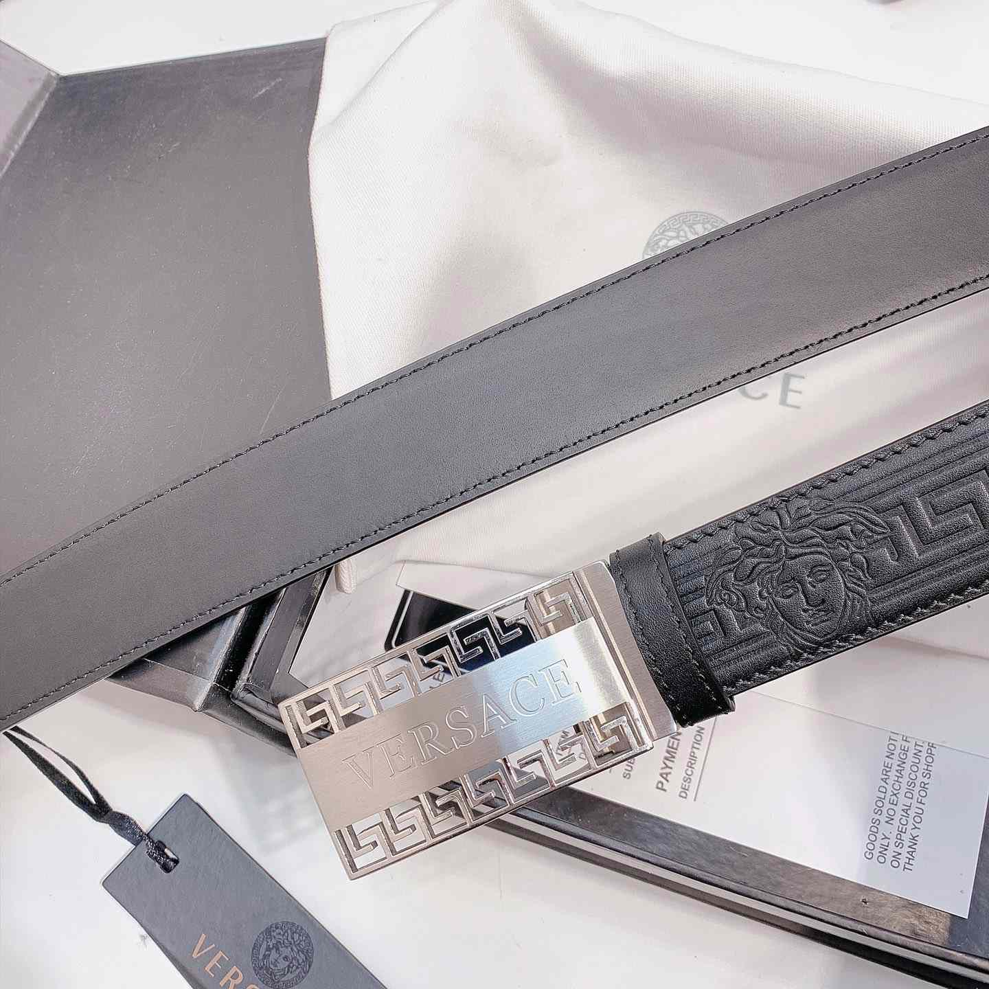 Versace Leather Belt - DopestKickz