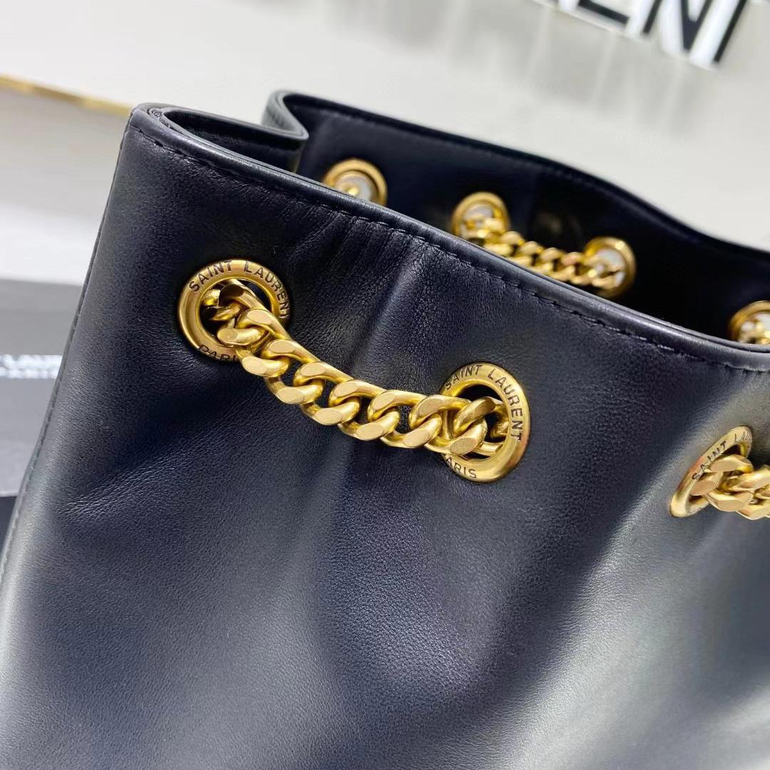 Saint Laurent Joe Drawstring Quilted Backpack(22-29-15cm) - DopestKickz