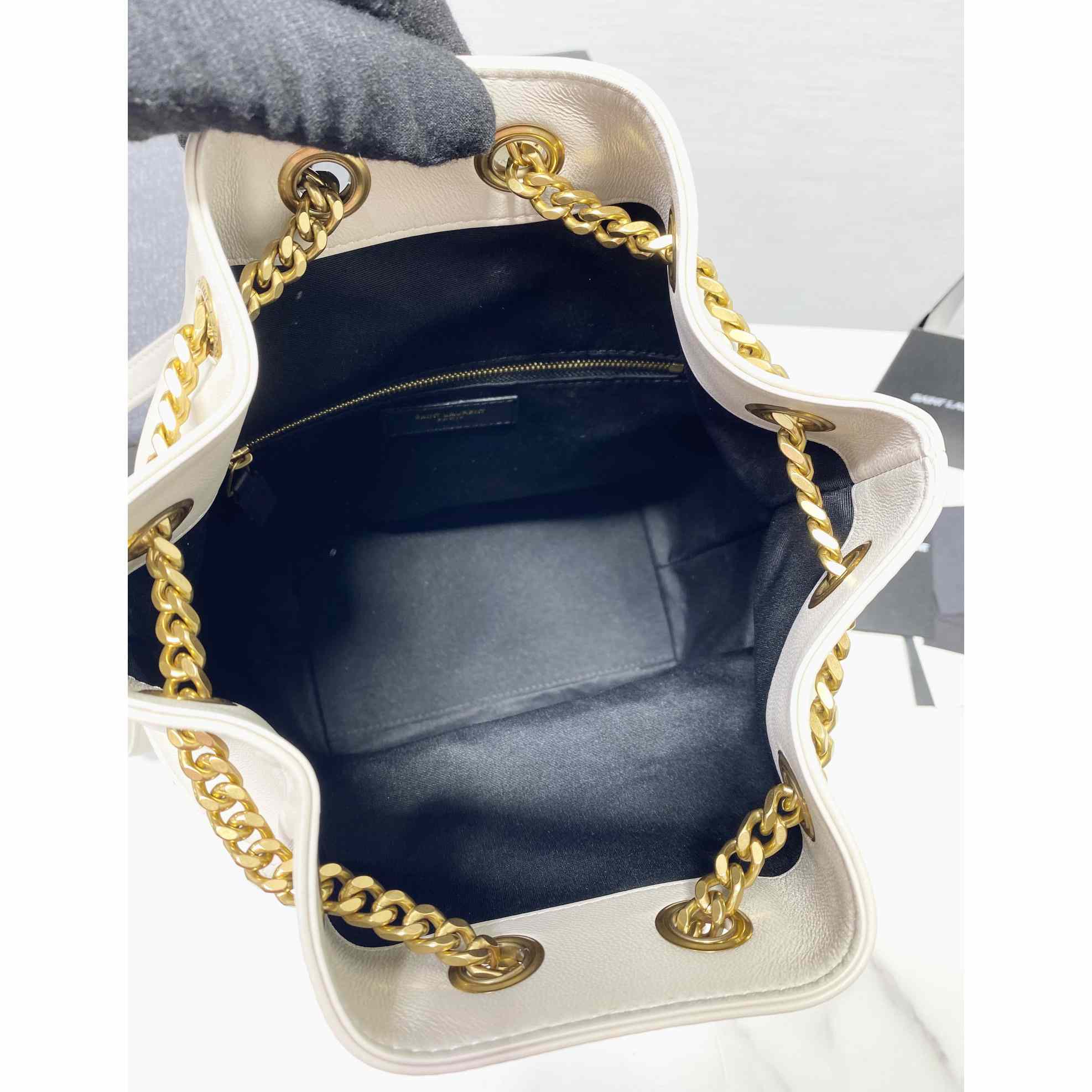 Saint Laurent Joe Drawstring Quilted Backpack(22-29-15cm) - DopestKickz