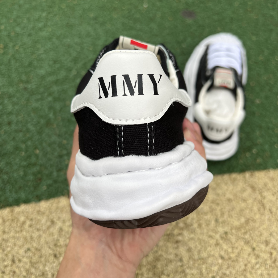 Maison Mihara Yasuhiro Original Sole Toe Cap Lowcut Canvas Sneaker - DopestKickz