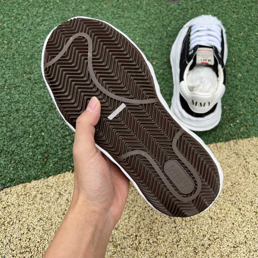 Maison Mihara Yasuhiro Original Sole Toe Cap Lowcut Canvas Sneaker - DopestKickz