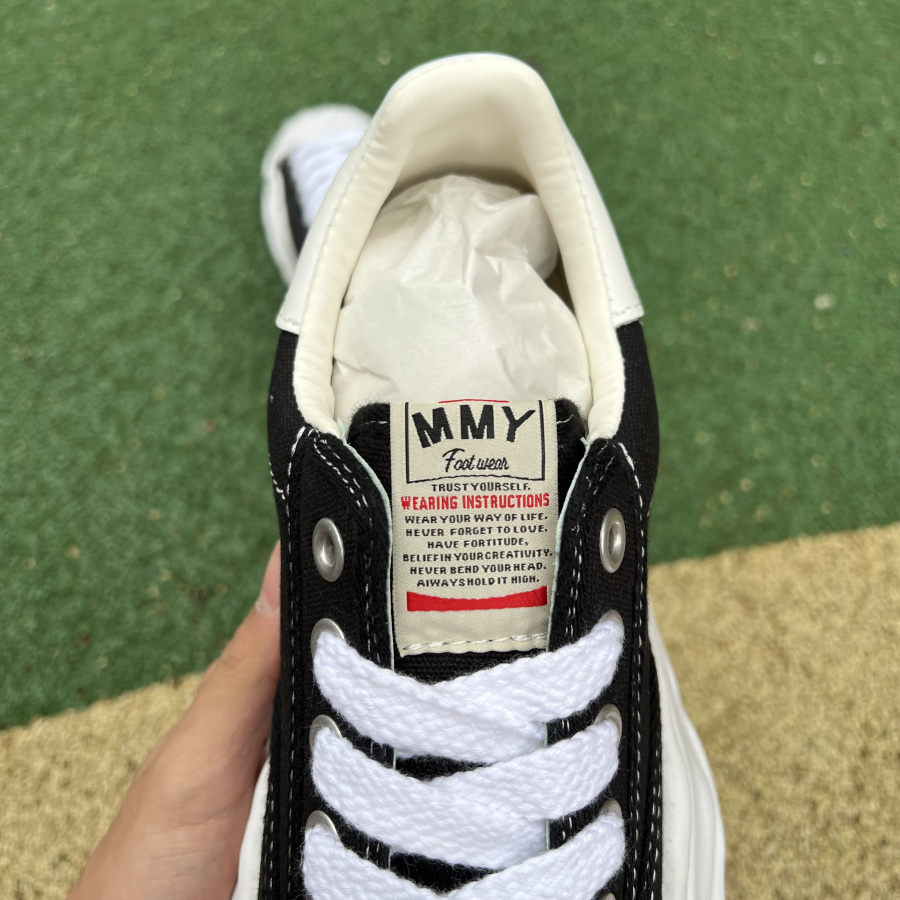 Maison Mihara Yasuhiro Original Sole Toe Cap Lowcut Canvas Sneaker - DopestKickz