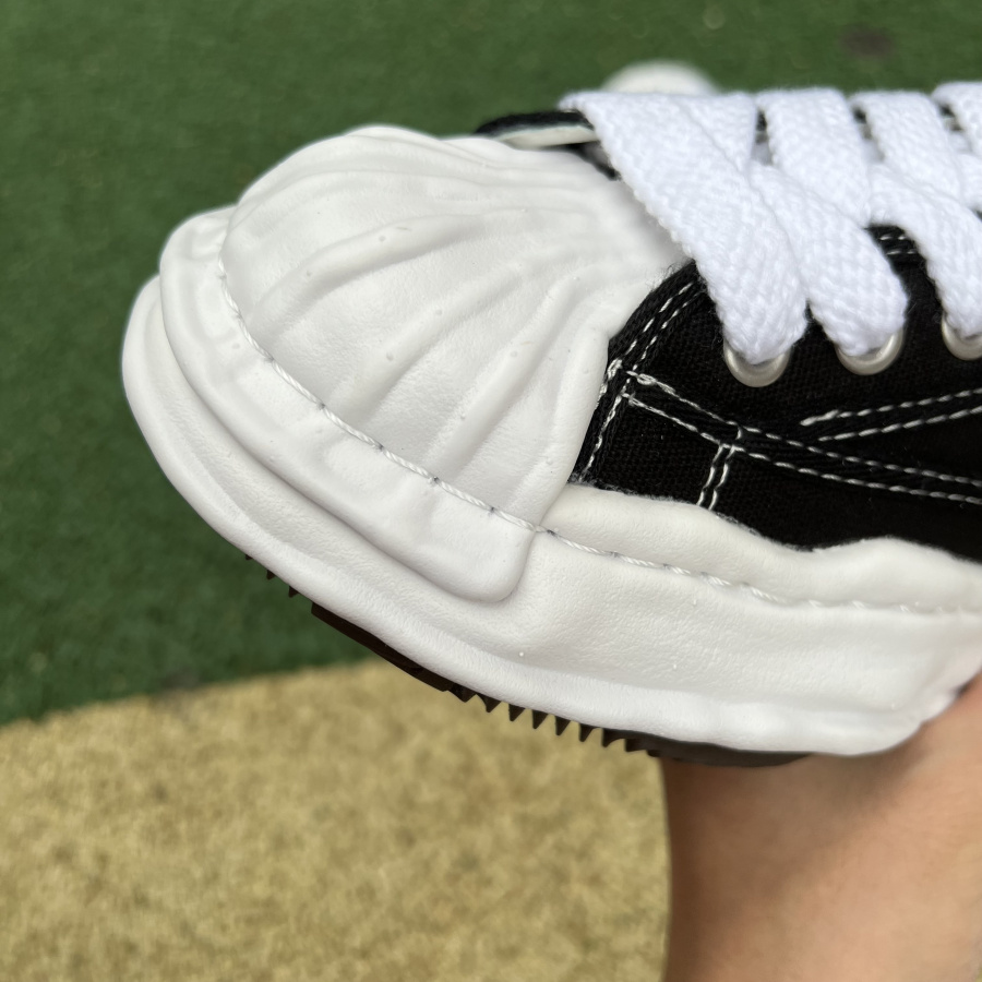 Maison Mihara Yasuhiro Original Sole Toe Cap Lowcut Canvas Sneaker - DopestKickz