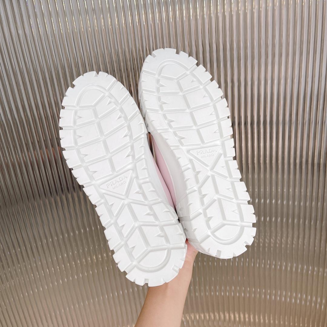 Prada Double Wheel Nylon Gabardine Sneakers - DopestKickz