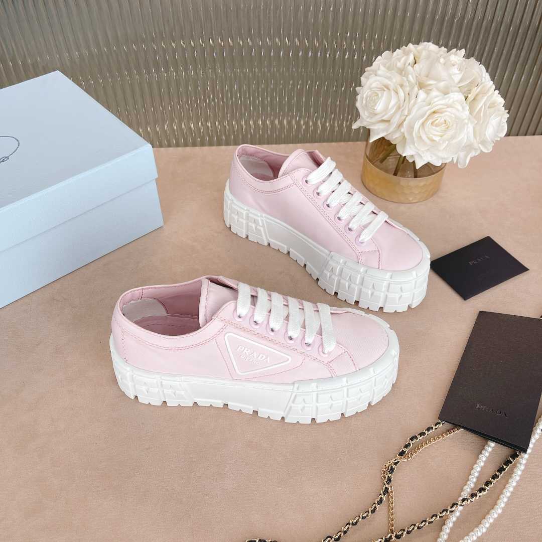 Prada Double Wheel Nylon Gabardine Sneakers - DopestKickz