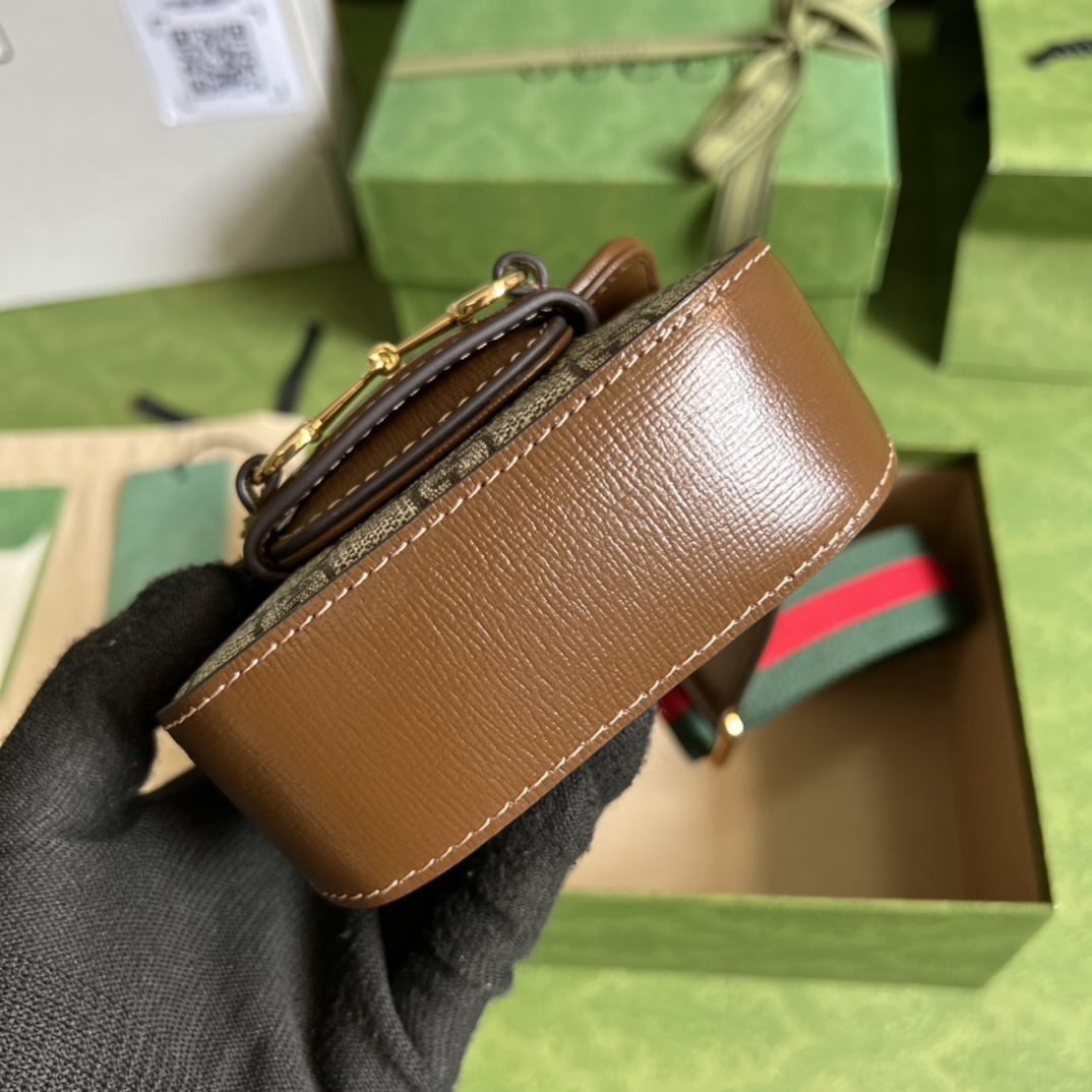 Gucci Horsebit 1955 Strap Wallet(12-9-4cm) - DopestKickz