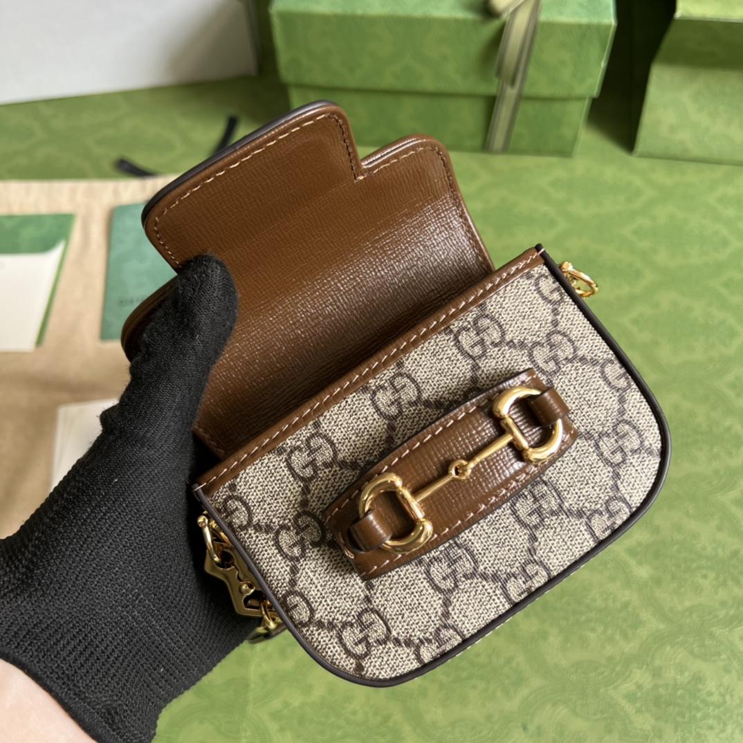 Gucci Horsebit 1955 Strap Wallet(12-9-4cm) - DopestKickz