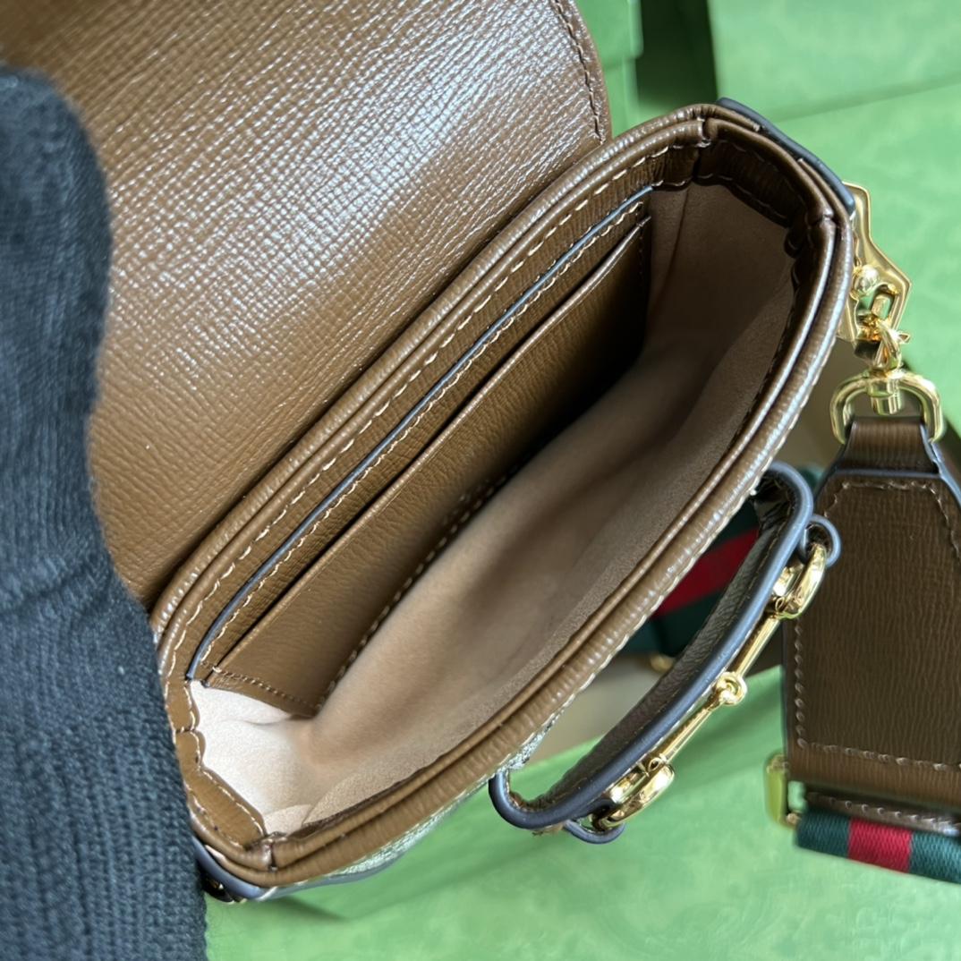 Gucci Horsebit 1955 Strap Wallet(12-9-4cm) - DopestKickz