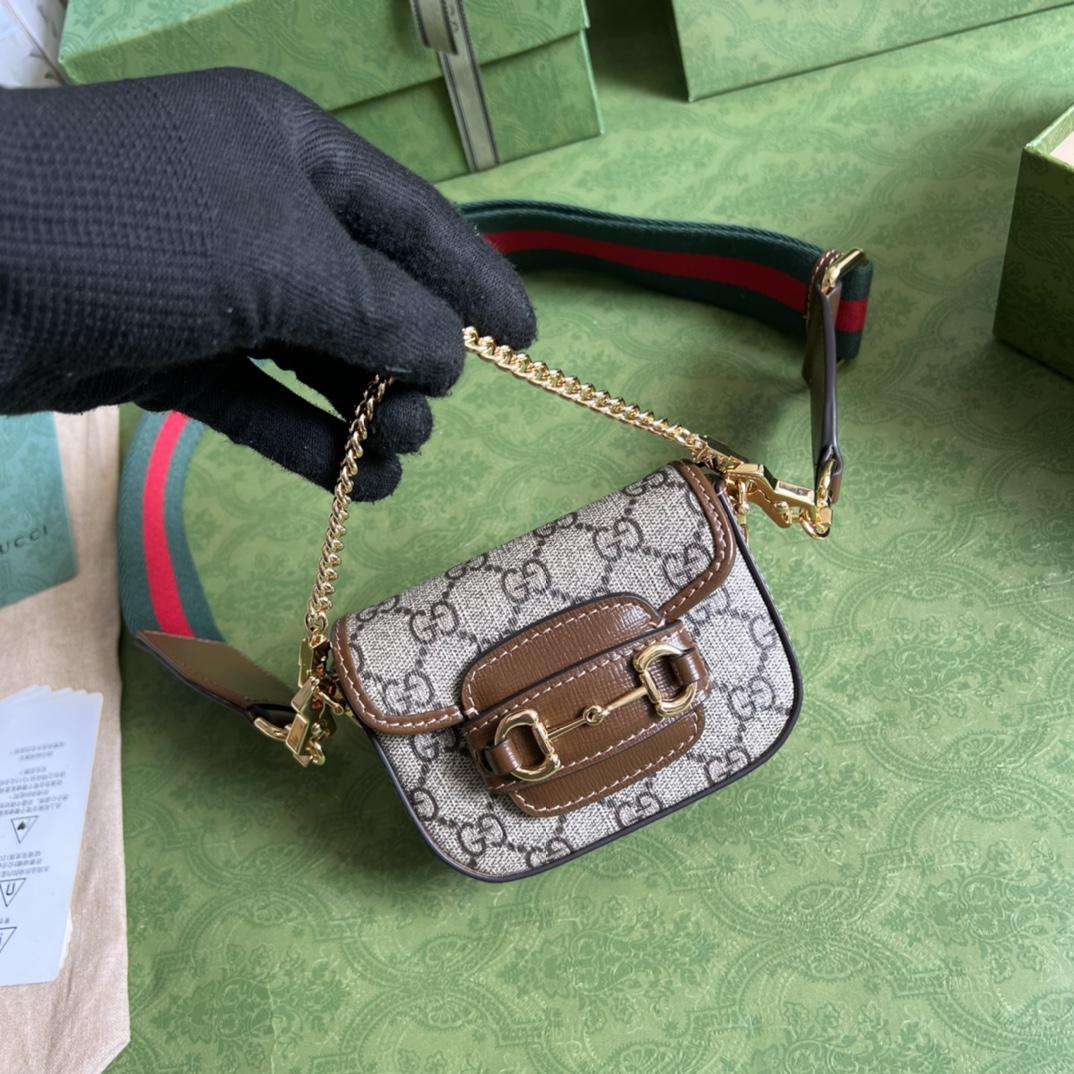 Gucci Horsebit 1955 Strap Wallet(12-9-4cm) - DopestKickz