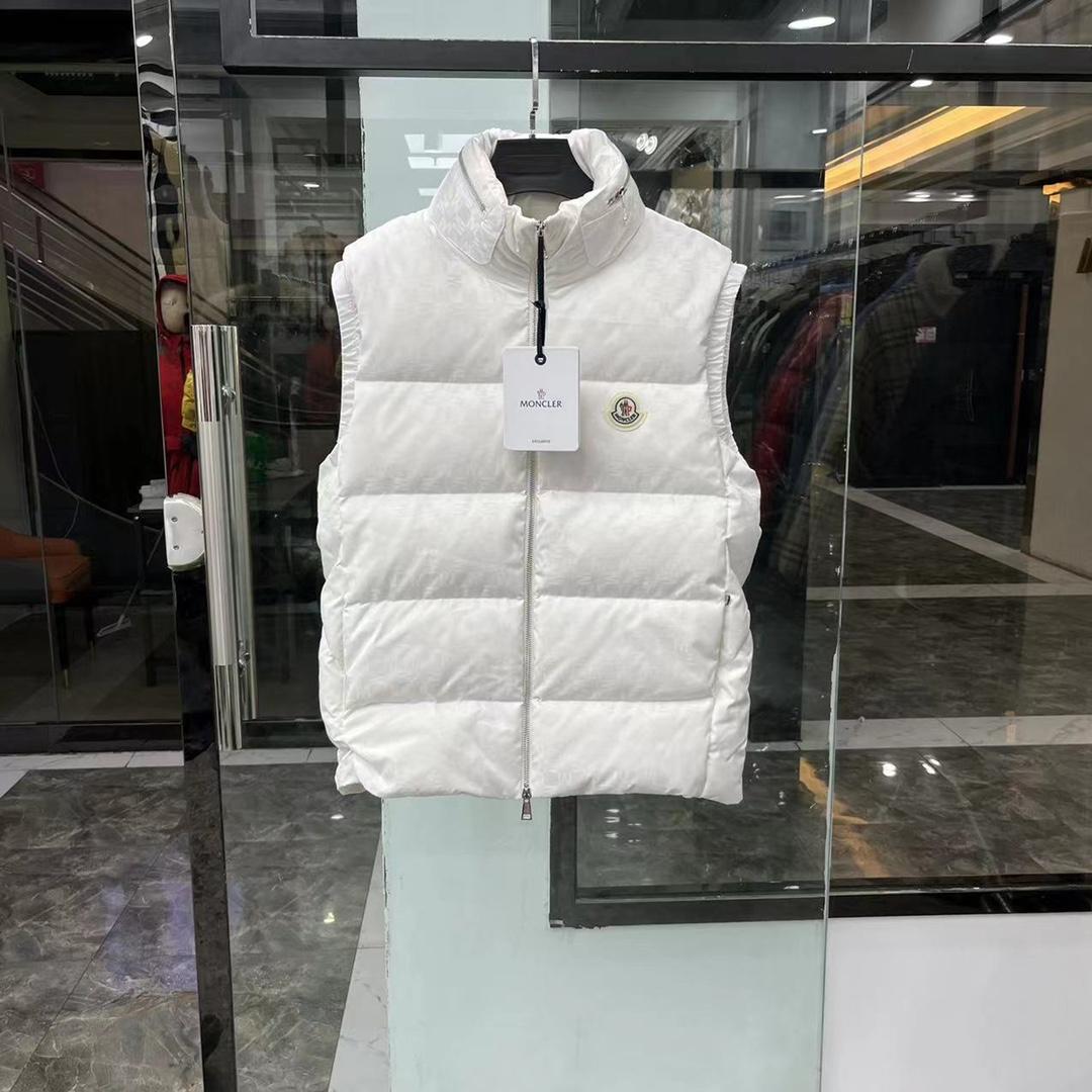 Moncler Kita Jacquard Down Vest - DopestKickz