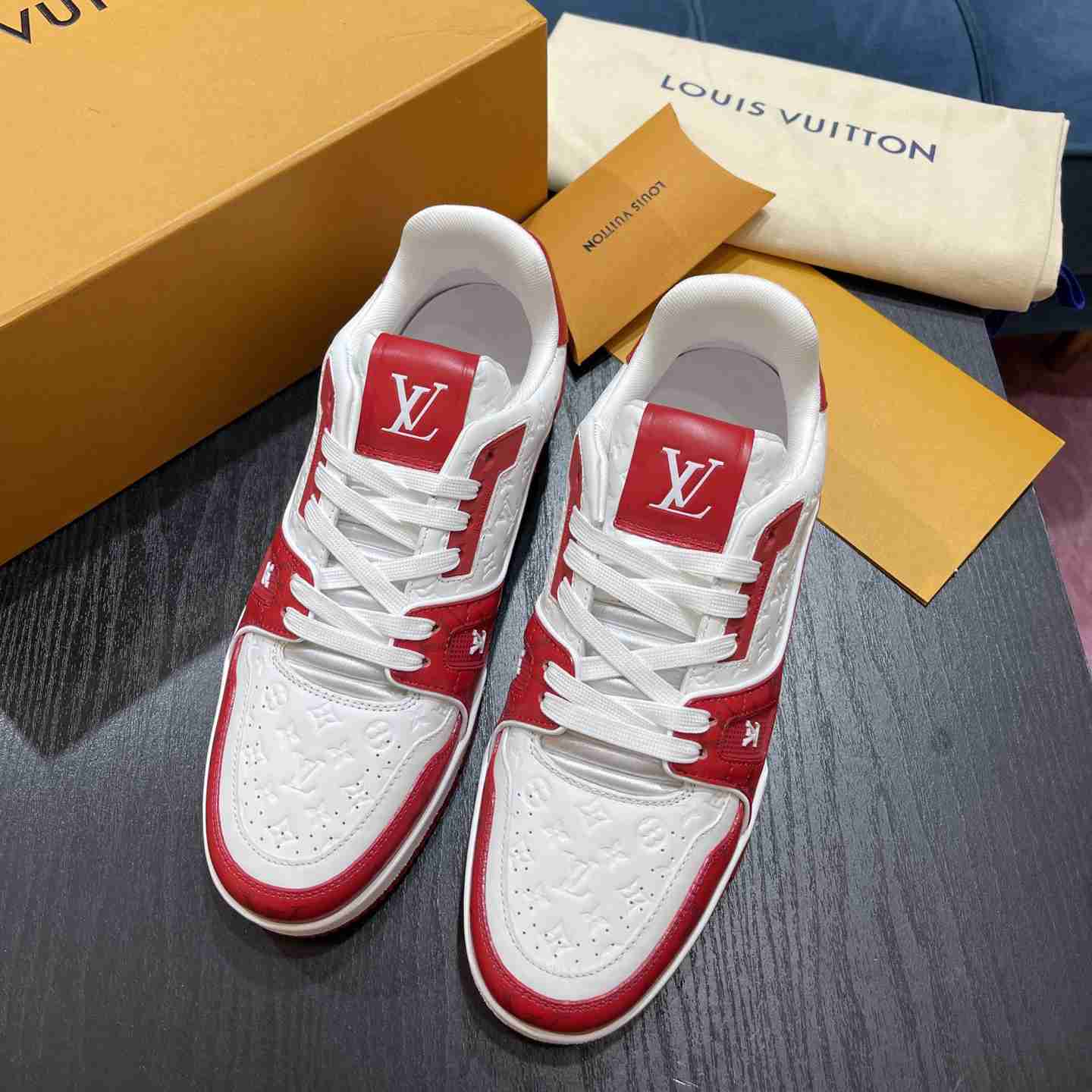 Louis Vuitton LV Trainer Sneaker       1AANFA - DopestKickz