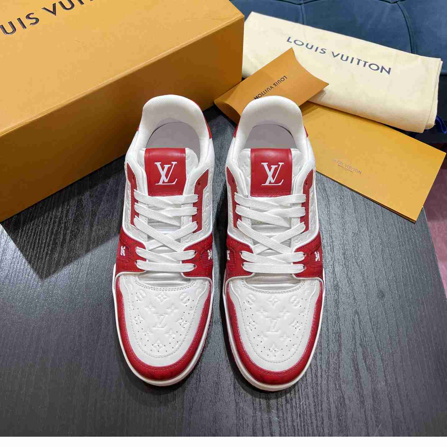Louis Vuitton LV Trainer Sneaker       1AANFA - DopestKickz