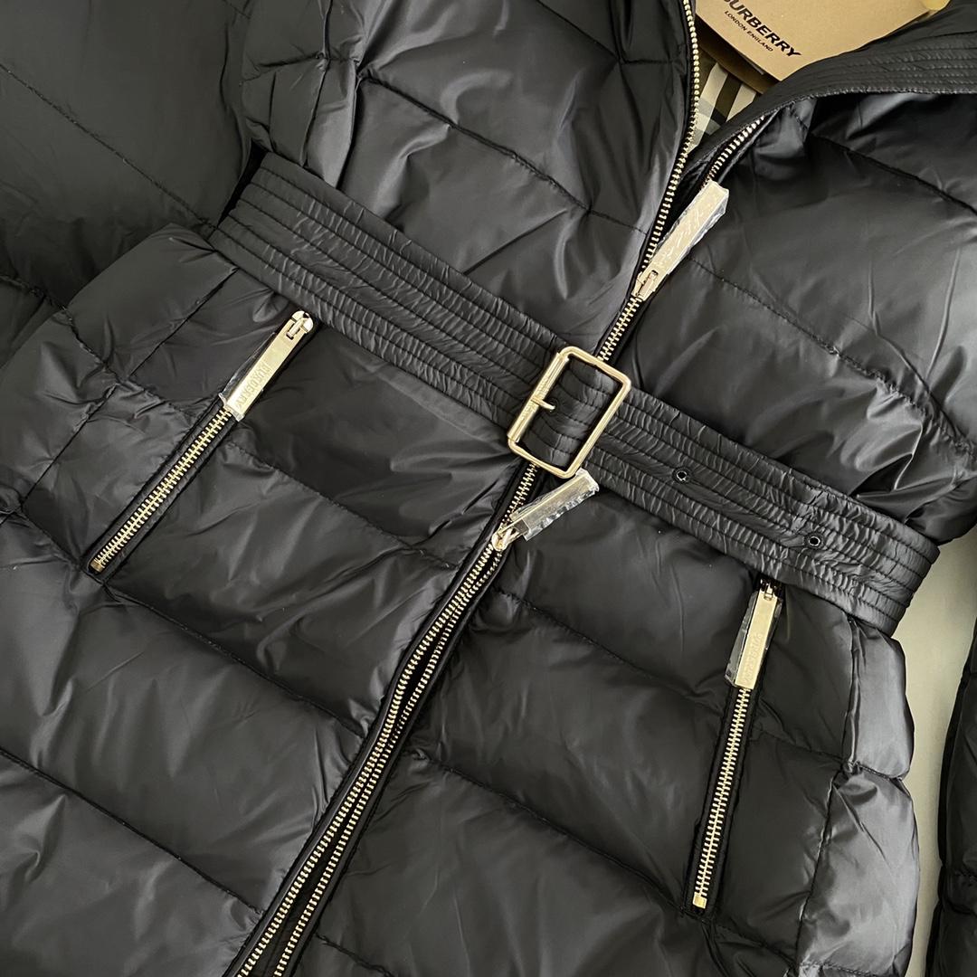 Burberry Hood Nylon Long Down Jacket - DopestKickz