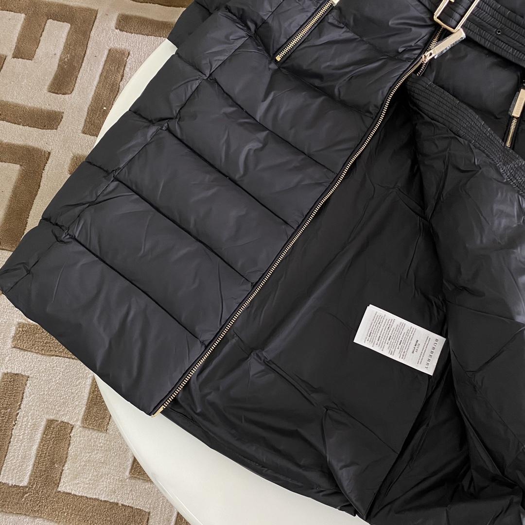 Burberry Hood Nylon Long Down Jacket - DopestKickz