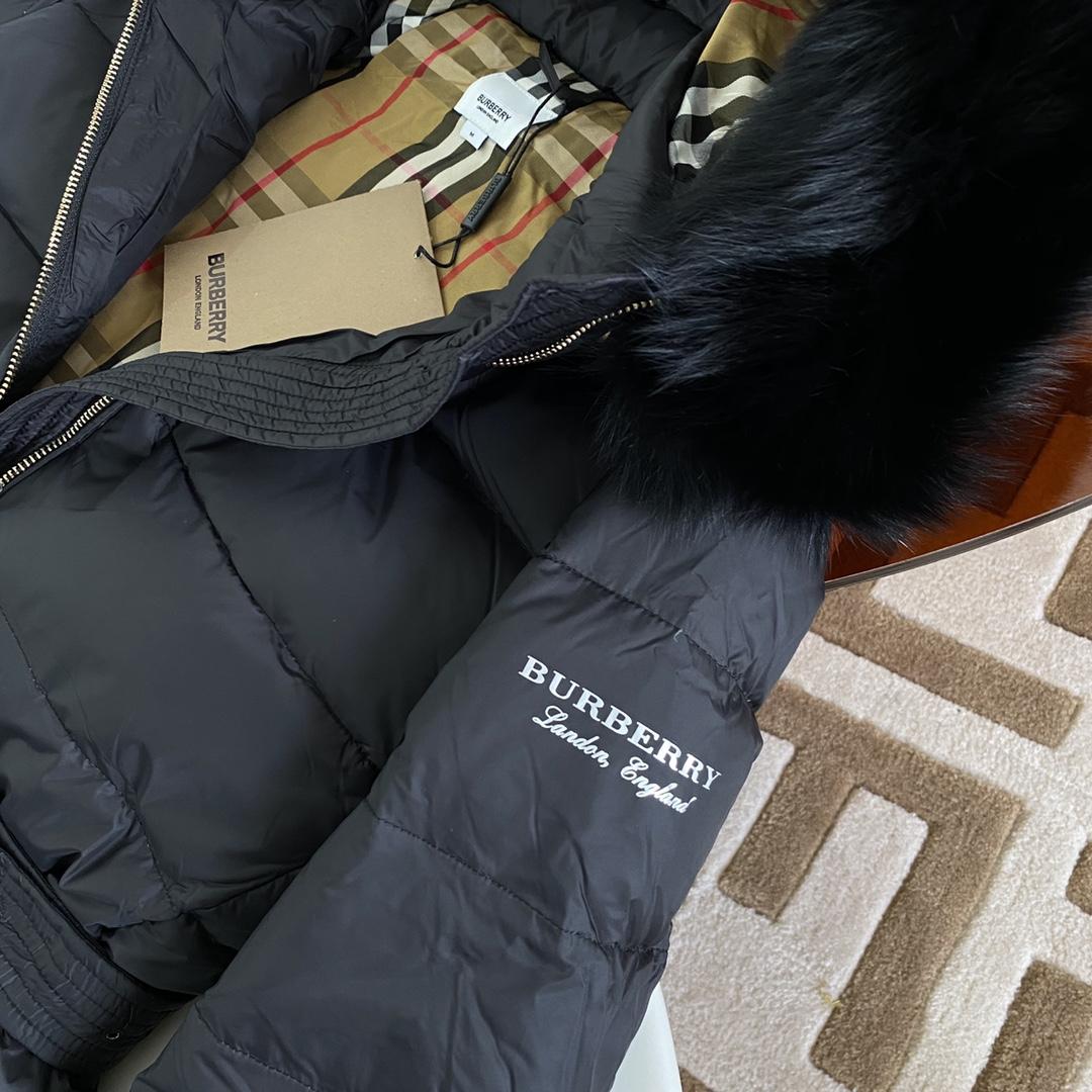 Burberry Hood Nylon Long Down Jacket - DopestKickz